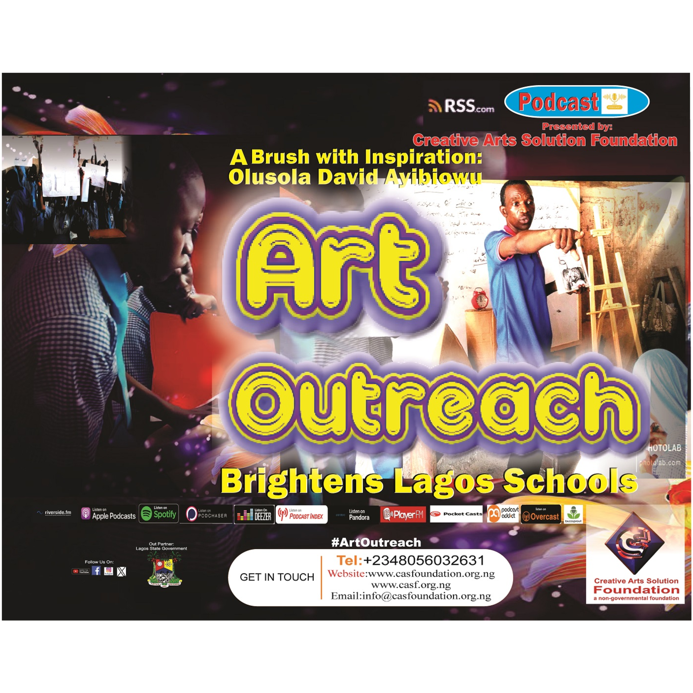 A Brush with Inspiration: Olusola David Ayibiowu Art Outreach Brightens Lagos Schools
