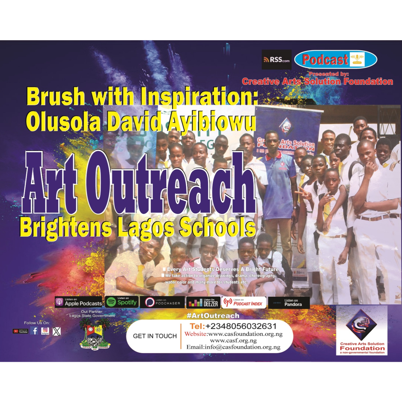 A Brush with Inspiration: Olusola David Ayibiowu Art Outreach Brightens Lagos Schools