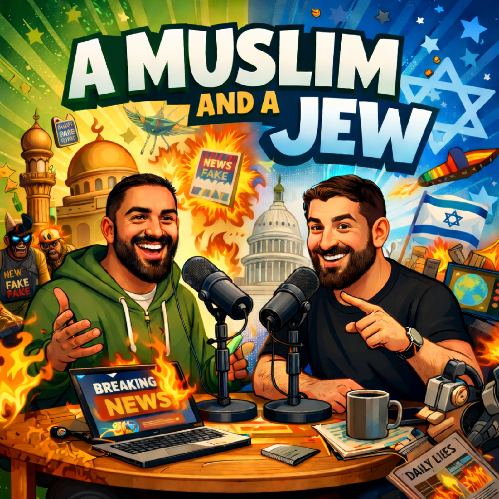 NBA Playoffs, Global Politics & Pop Culture Chaos episode artwork