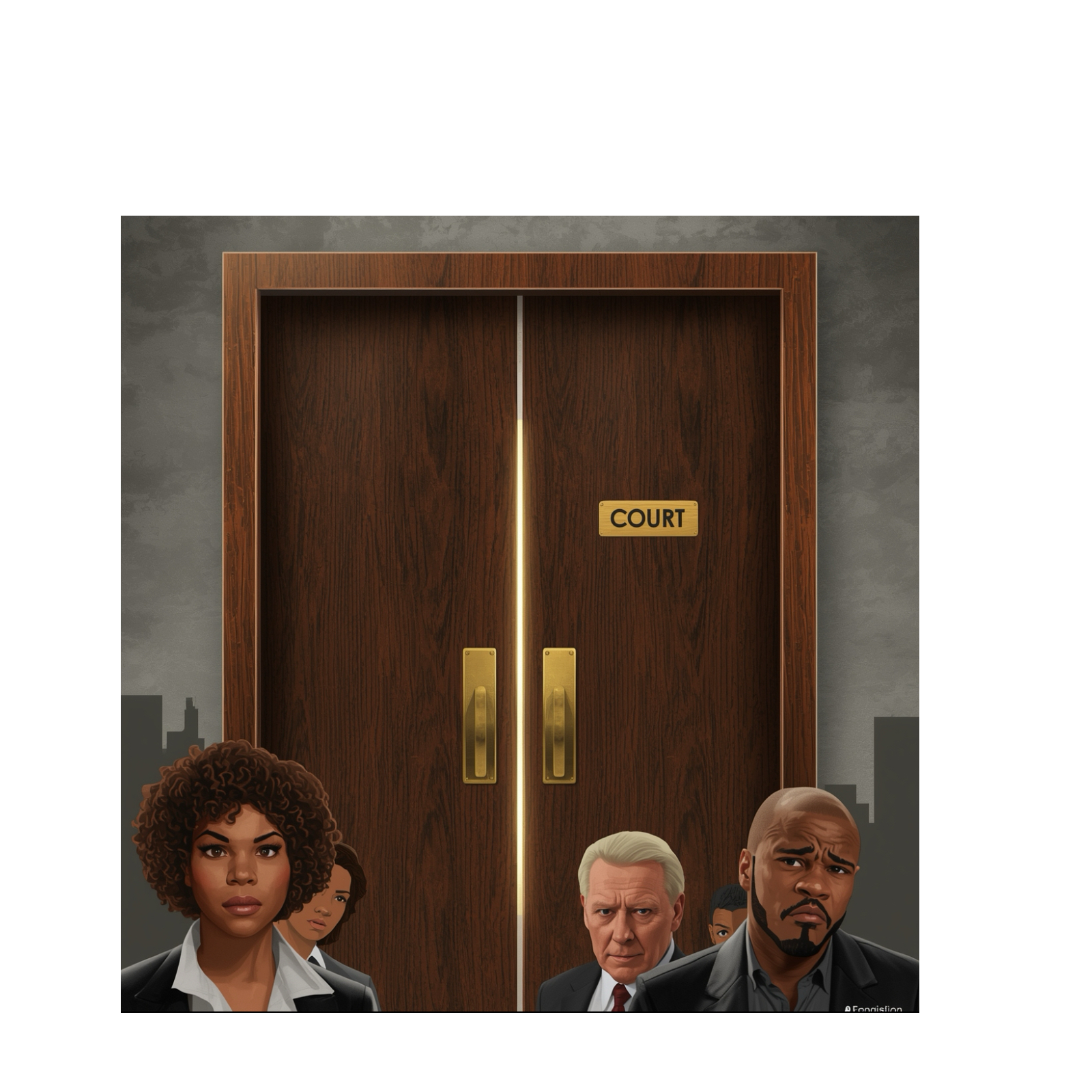 When the door to court is closed episode artwork