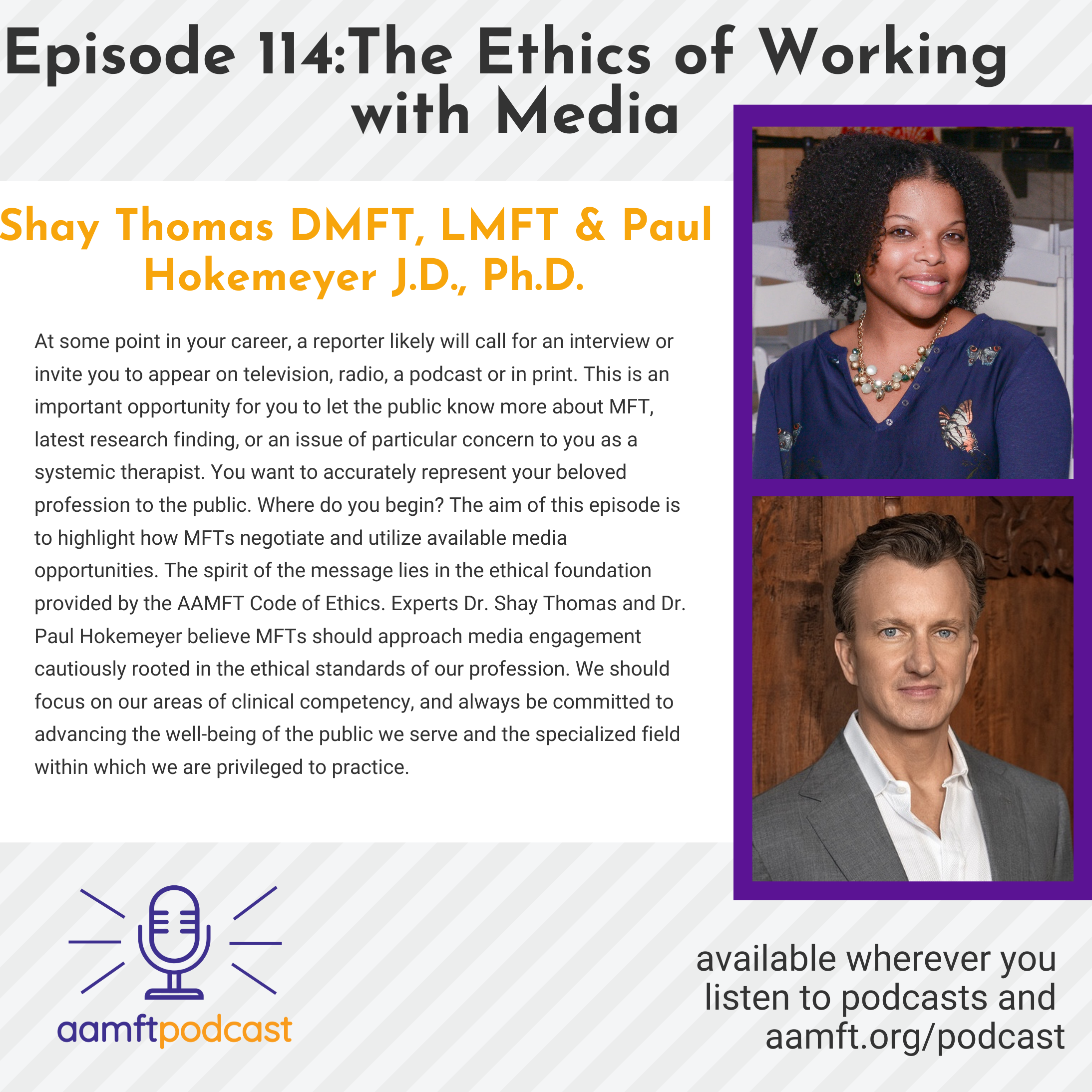 Episode 114: Shay Thomas DMFT, LMFT and Paul Hokemeyer J.D., Ph.D.