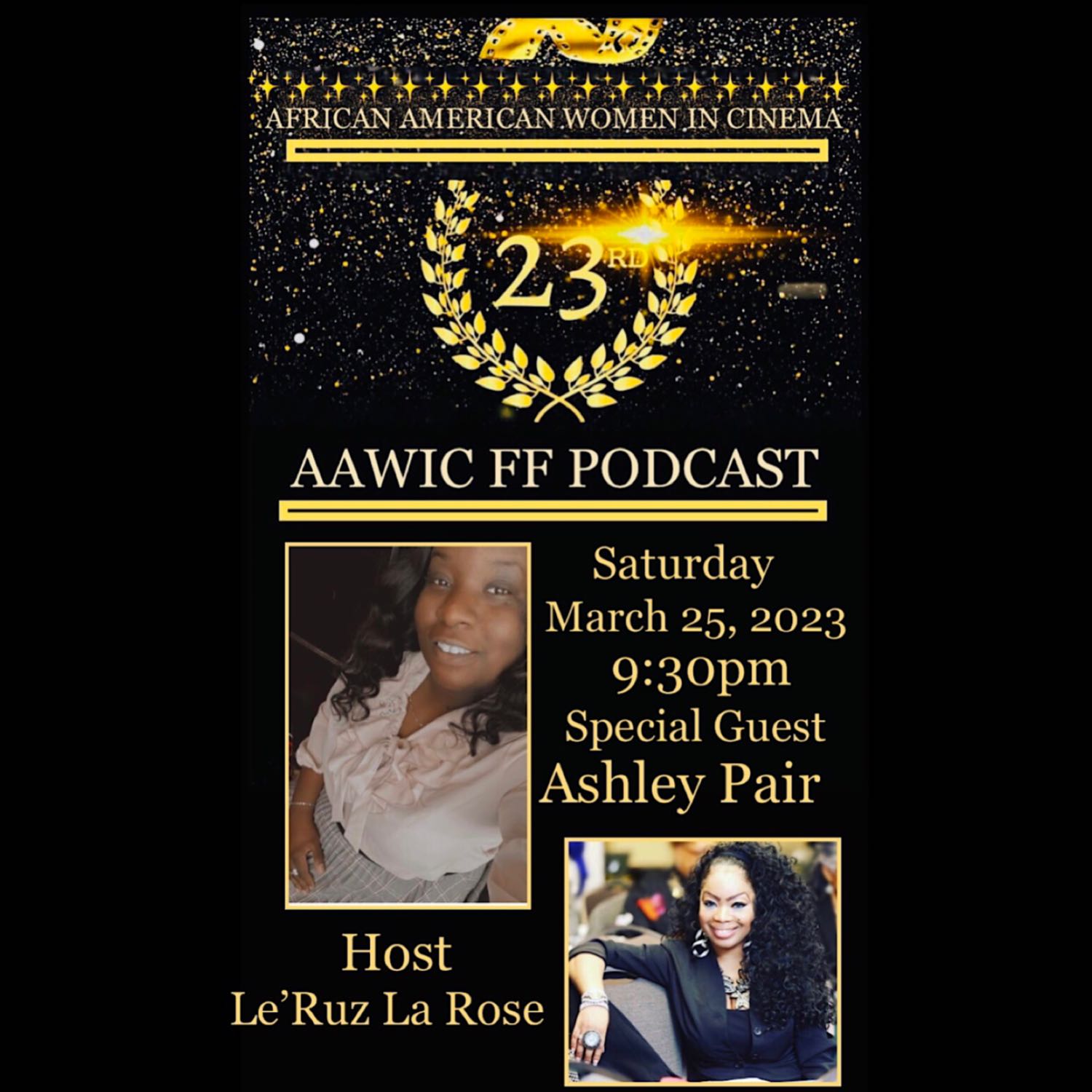 23rd AAWIC FF Podcast Featuring Ashley Pair