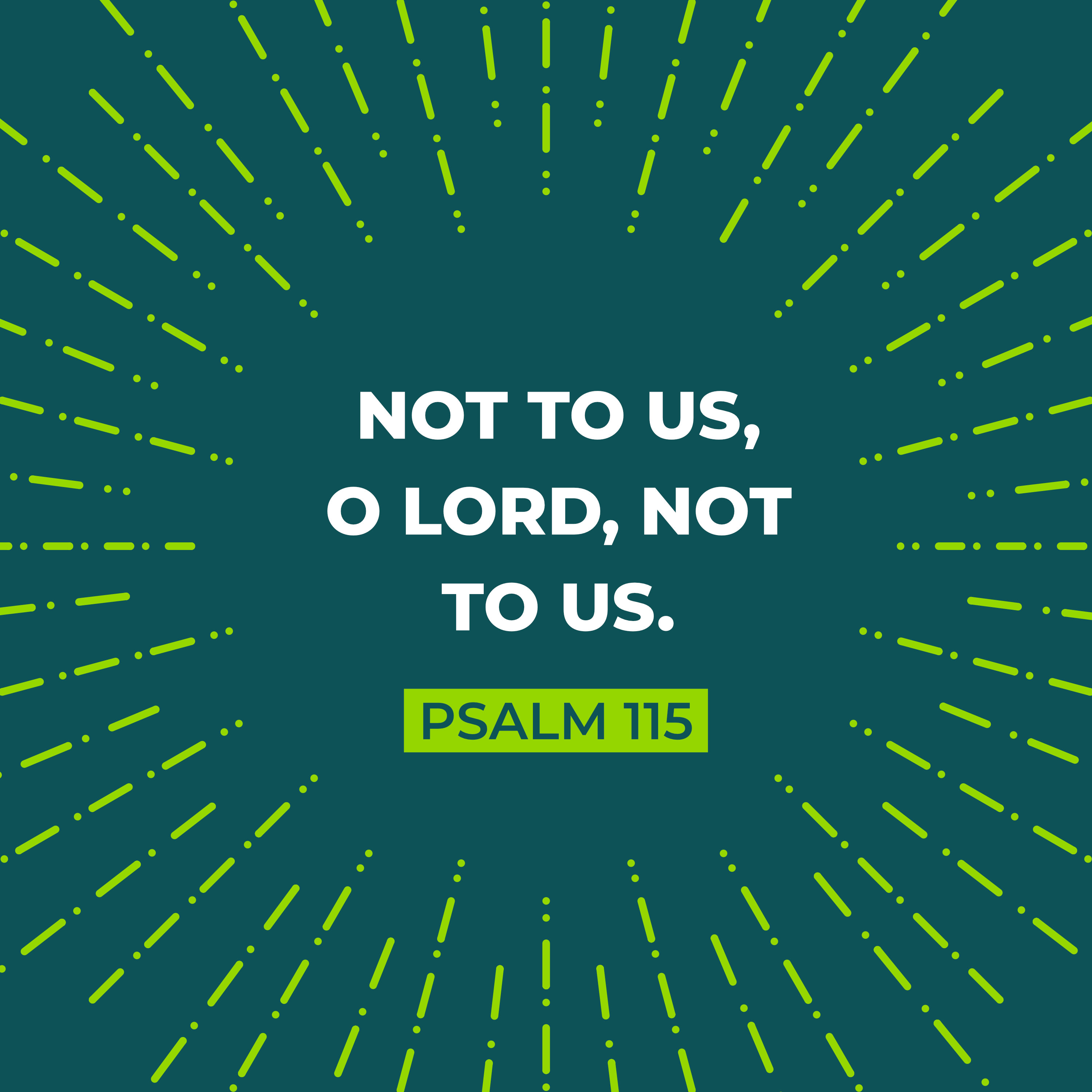 Not to Us, O Lord, Not to Us! episode artwork