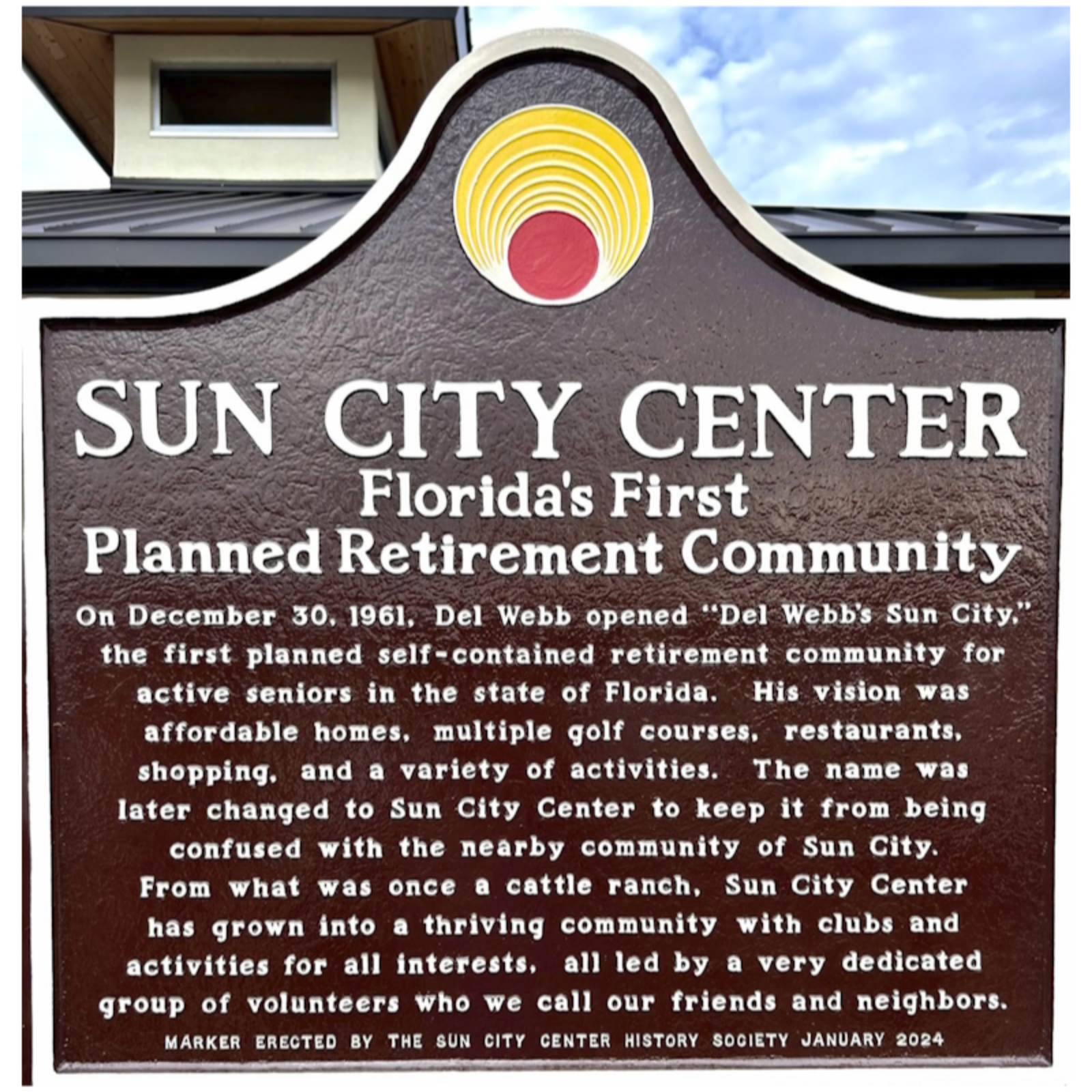 Dee Kelly. The Sun City Center History Society. episode artwork