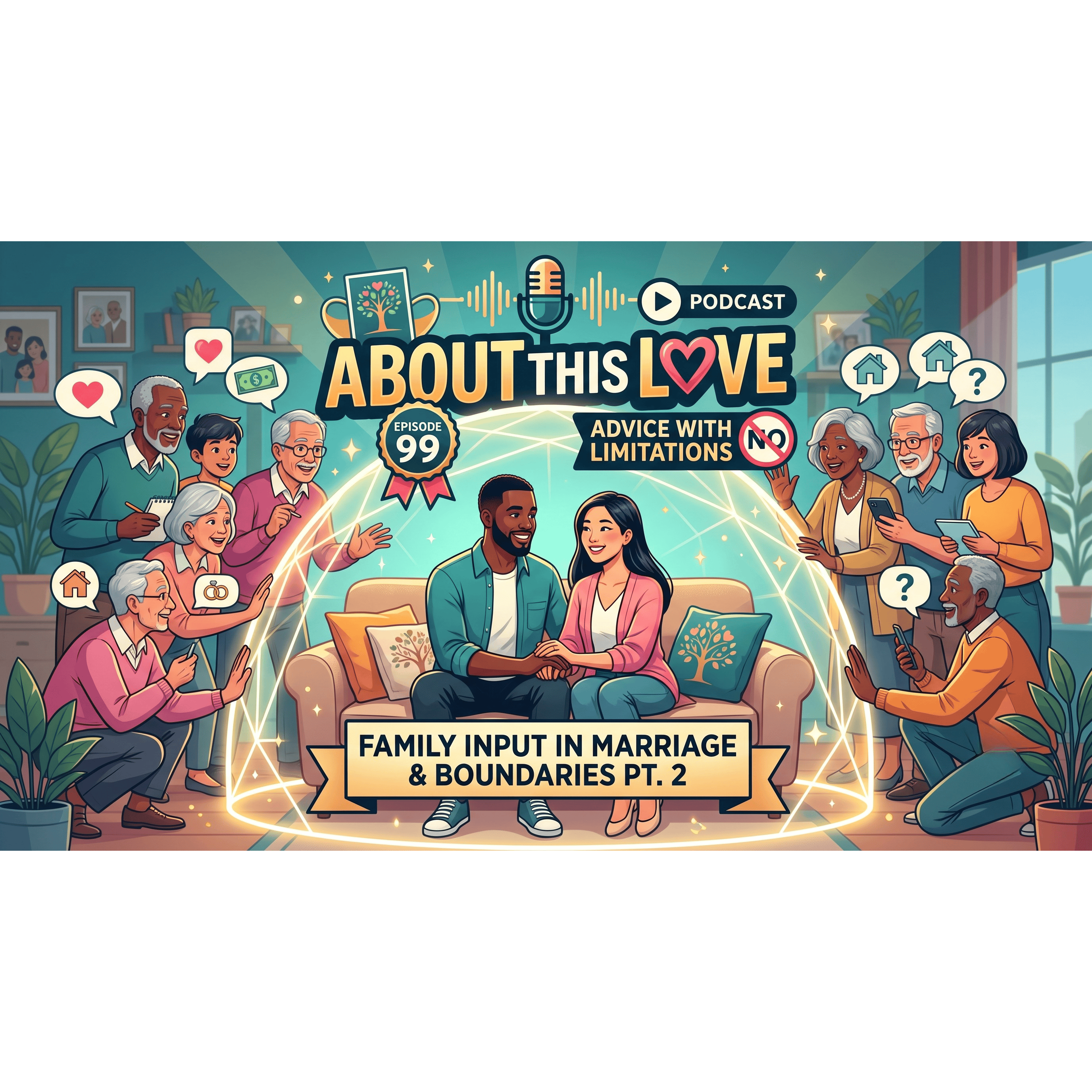 Episode 99: Family Input in Marriage & Boundaries Pt. 2: Advice with Limitations episode artwork
