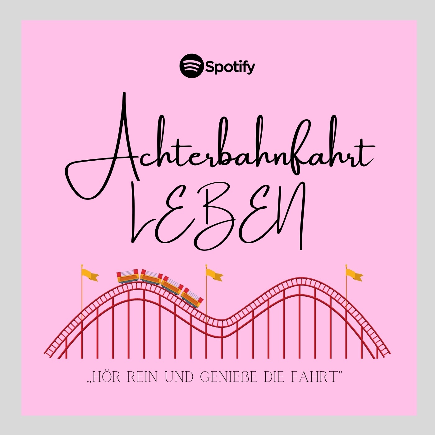 Achterbahnfahrt Leben 