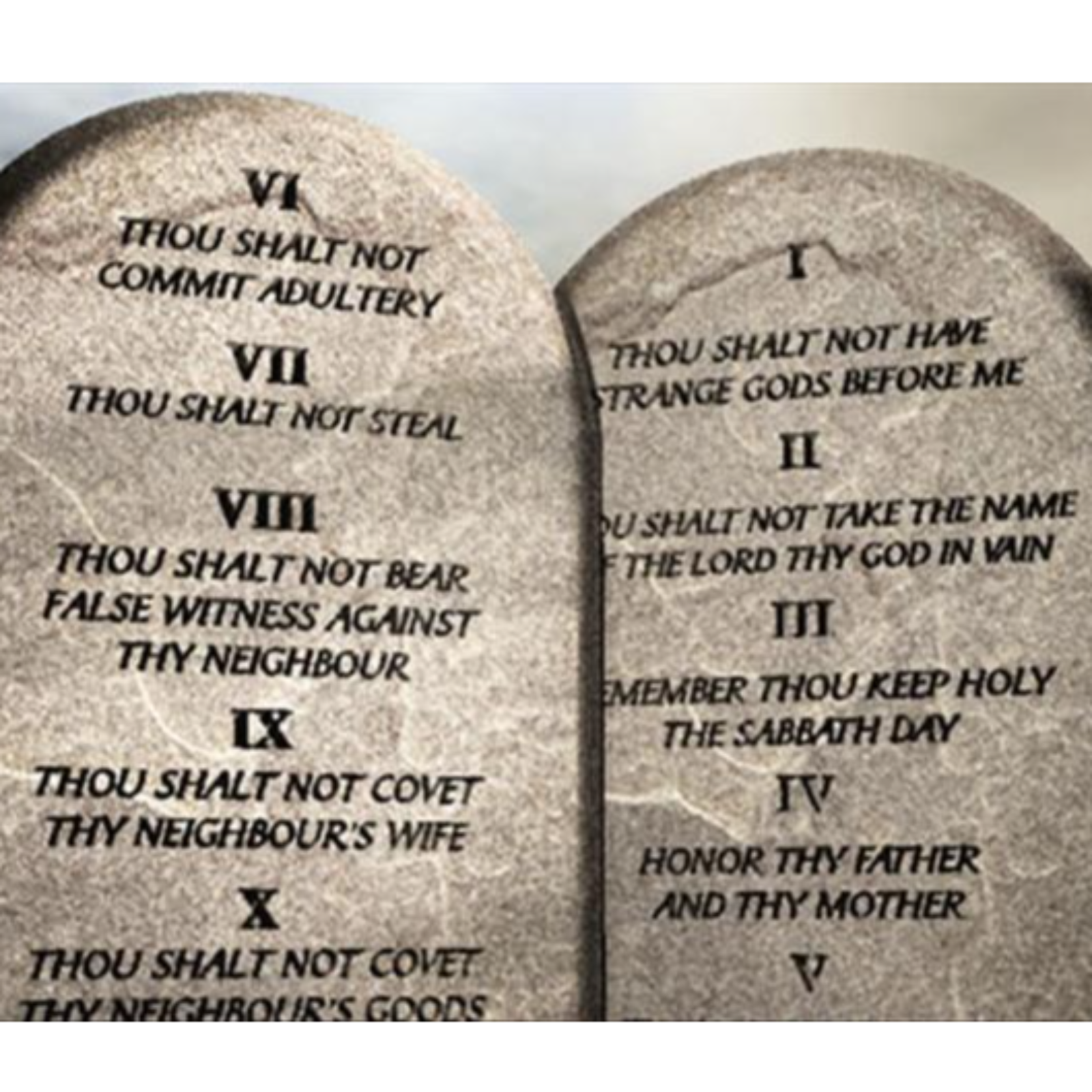 ADDBIBLE® Deuteronomy 5 - The Ten Commandments