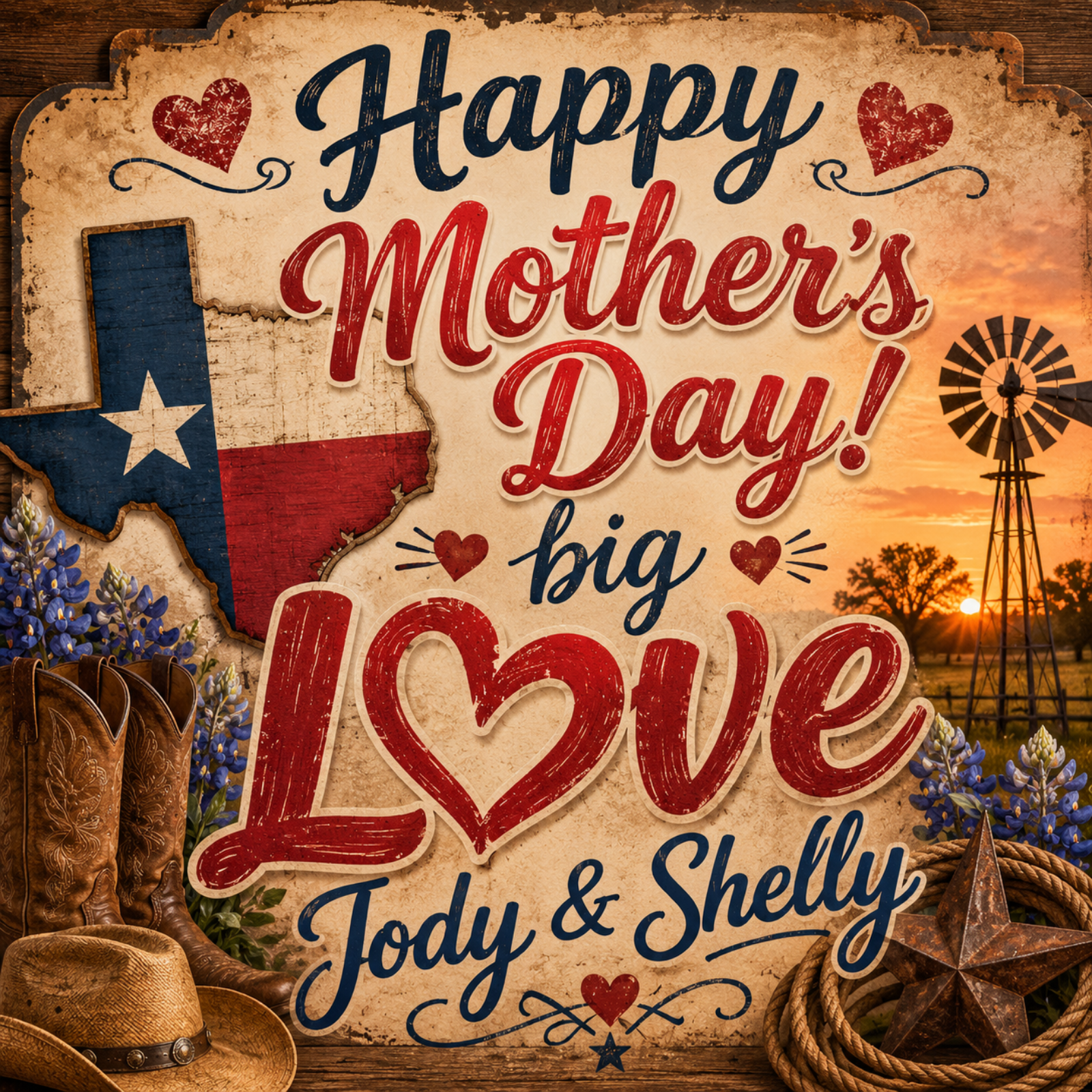 Happy Mother's Day - Love Jody & Shelly