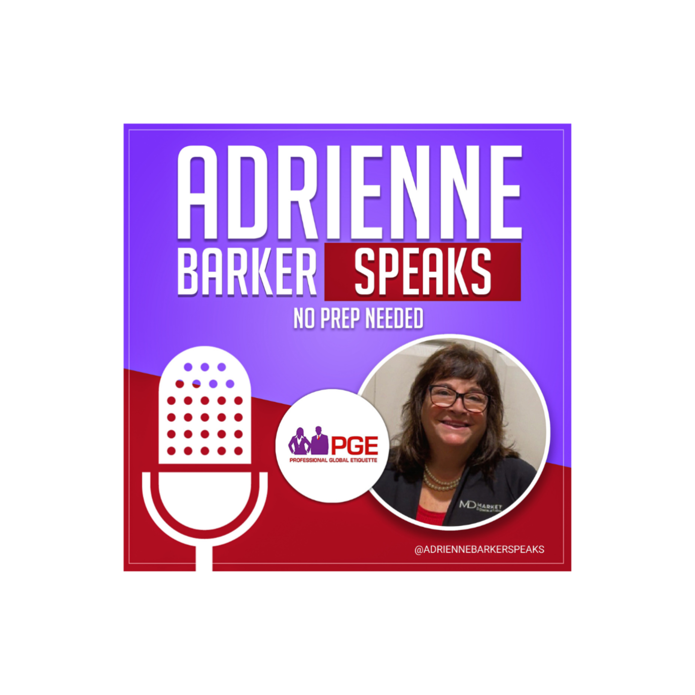 Adrienne Barker Speaks: No Prep Needed