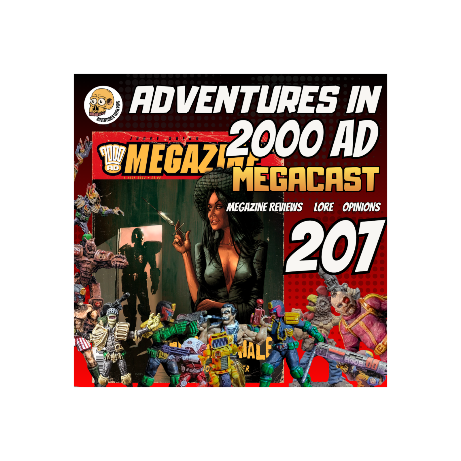 Megazine 207 Review (July 2003) | Judge Dredd, Devlin Waugh episode artwork