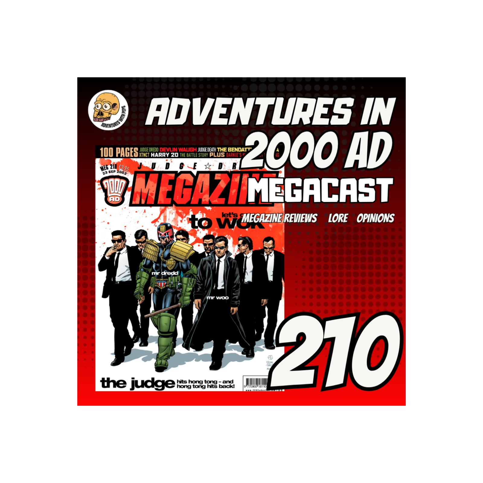 Judge Dredd Megazine 210 Review | Hong Tong Explodes Into Action! episode artwork