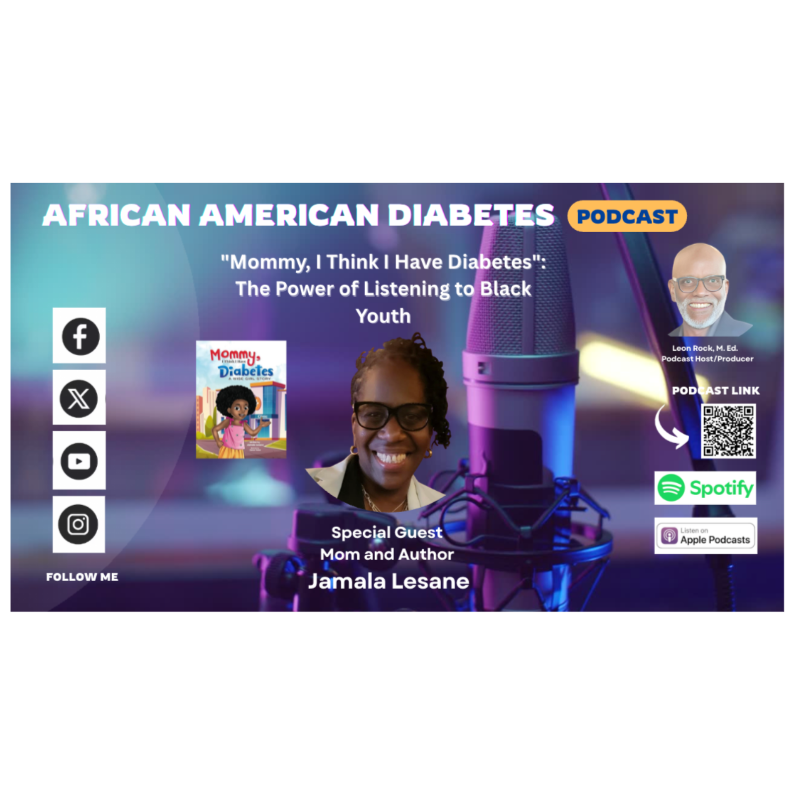 "MOMMY, I THINK I HAVE DIABETES." a conversation with author Jamala Lesane