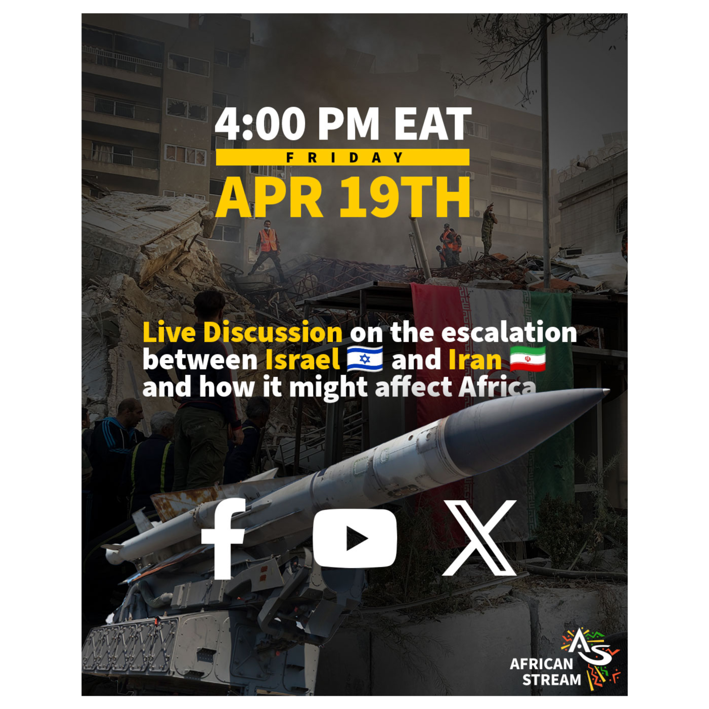  Iran/Israel Escalation Ladder. World War 3 Risk & What it means for Africa-Pan-African Attitude EP 9  episode artwork