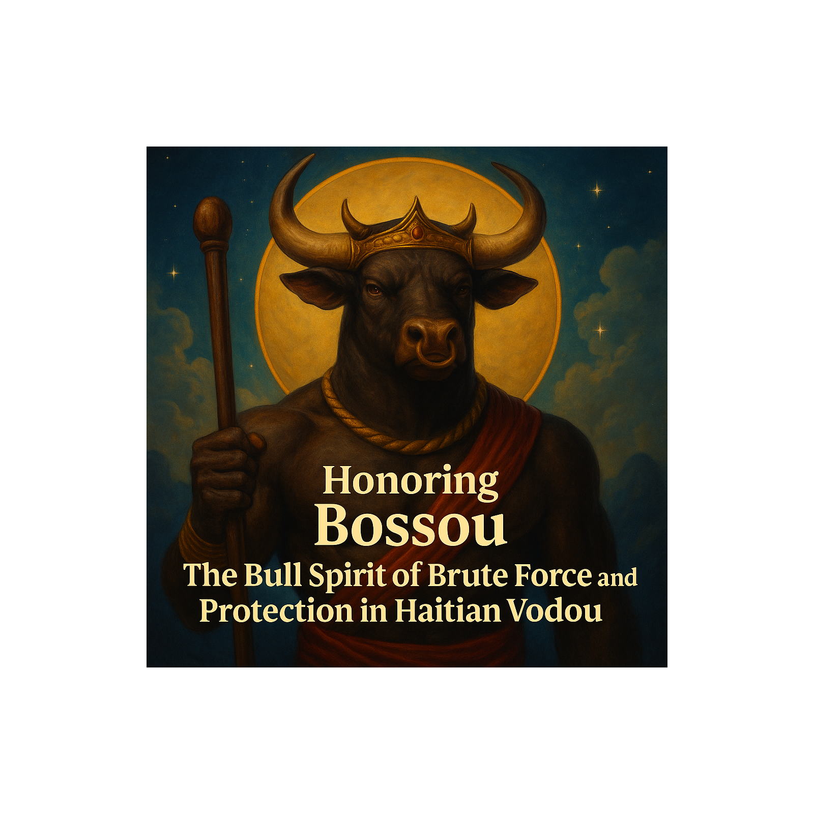 Episode 37: Honoring Bossou, the Bull Spirit of Brute Force and Protection in Haitian Vodou episode artwork