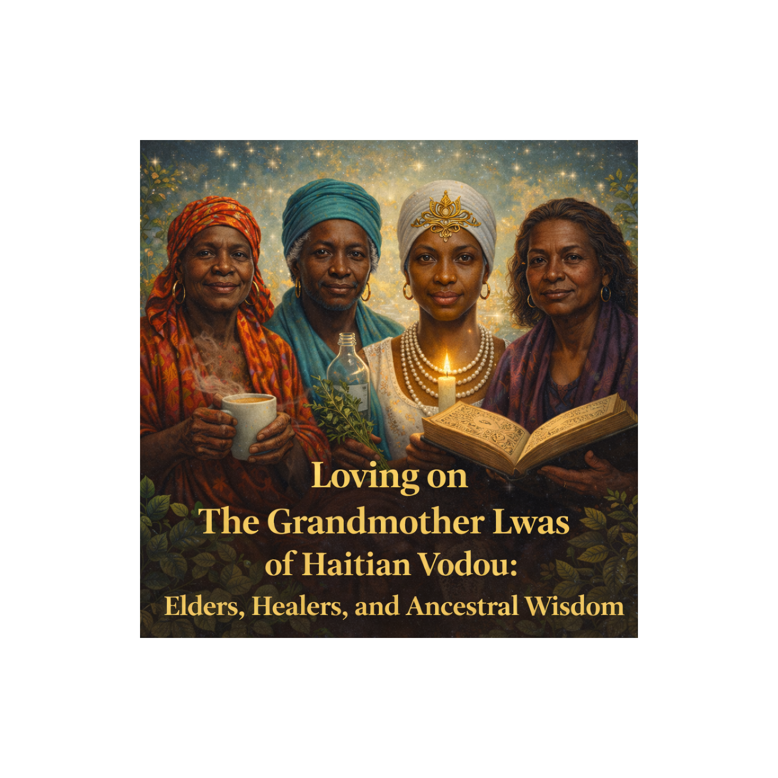 Episode 44: Loving on The Grandmother Lwas of Haitian Vodou: Elders, Healers, and Ancestral Wisdom episode artwork