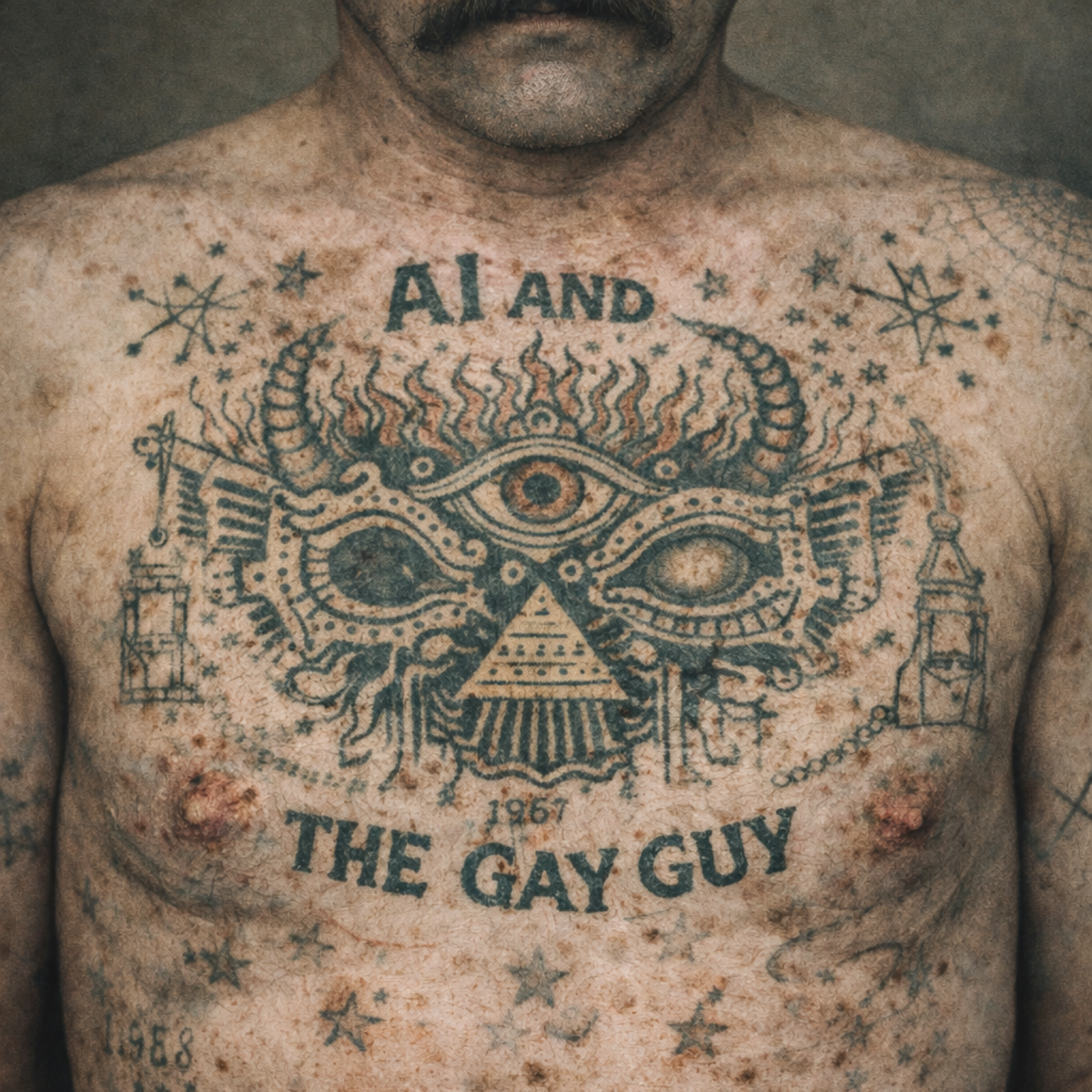 AI and the Gay Guy podcast artwork
