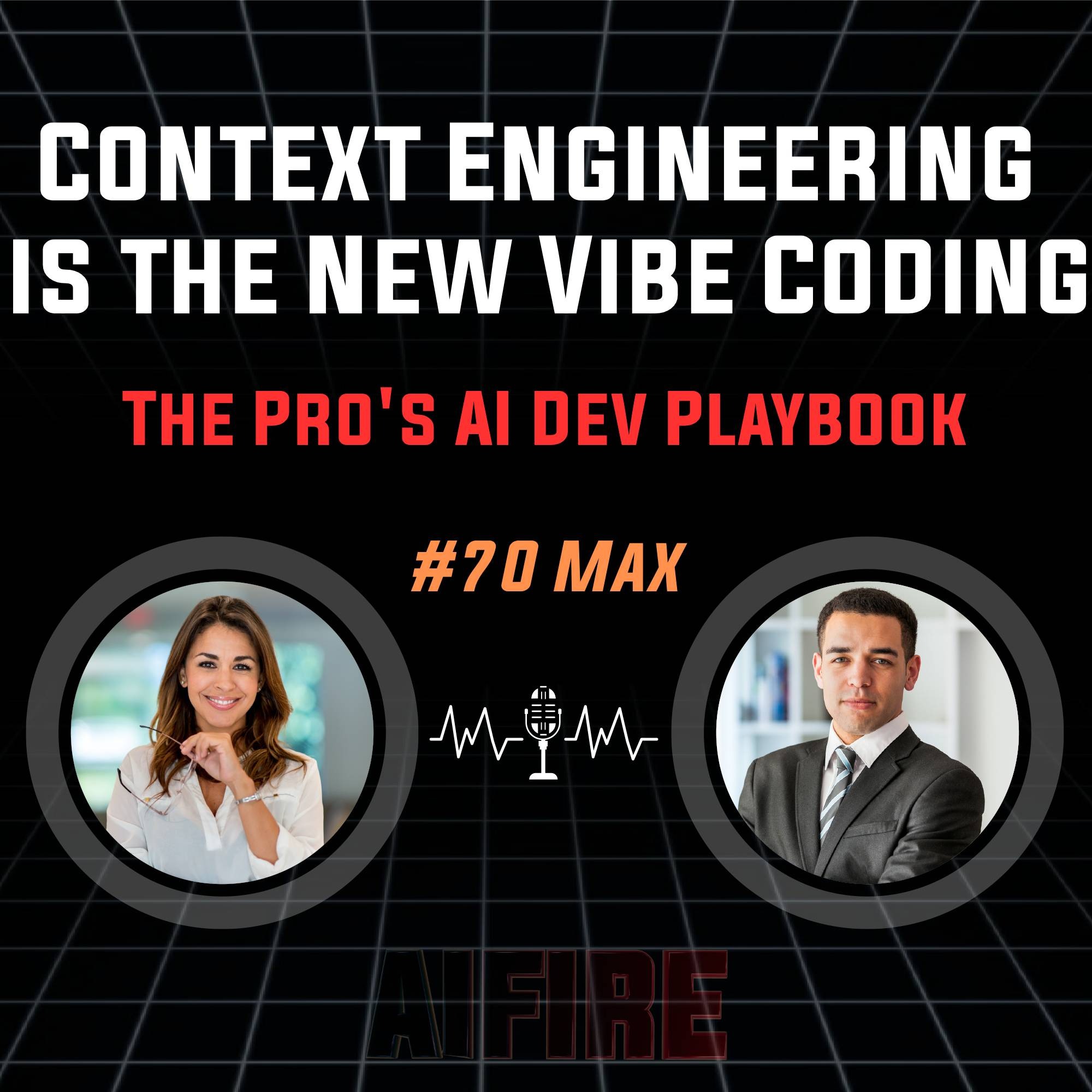 #70 Max: Context Engineering is the New Vibe Coding – The Pro's AI Dev Playbook