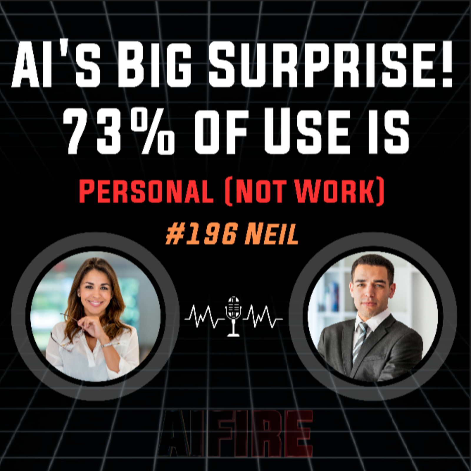 #196 Neil: AI's Big Surprise! 73% Of Use Is Personal (Not Work)