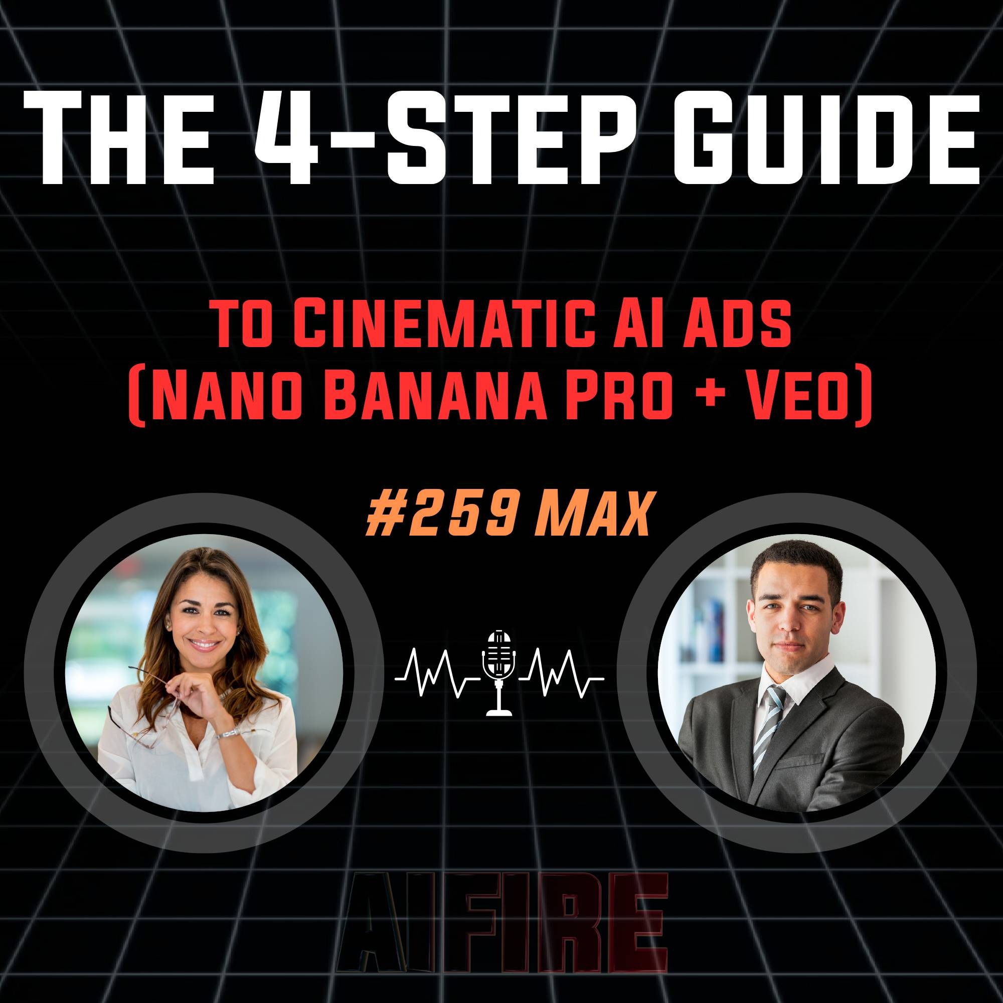 #259 Max: The 4-Step Guide to Cinematic AI Ads (Nano Banana Pro + Veo) #259 Max: The 4-Step Guide to Cinematic AI Ads (Nano Banana Pro + Veo)