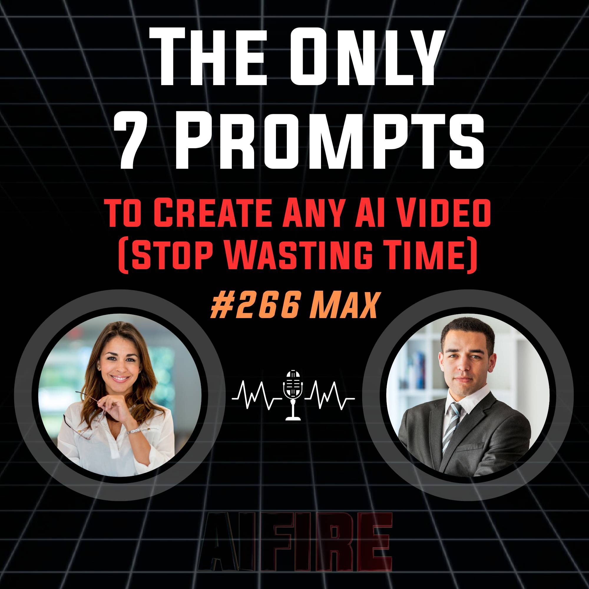 #266 Max: The Only 7 Prompts You Need to Create Any AI Video (Stop Wasting Time)