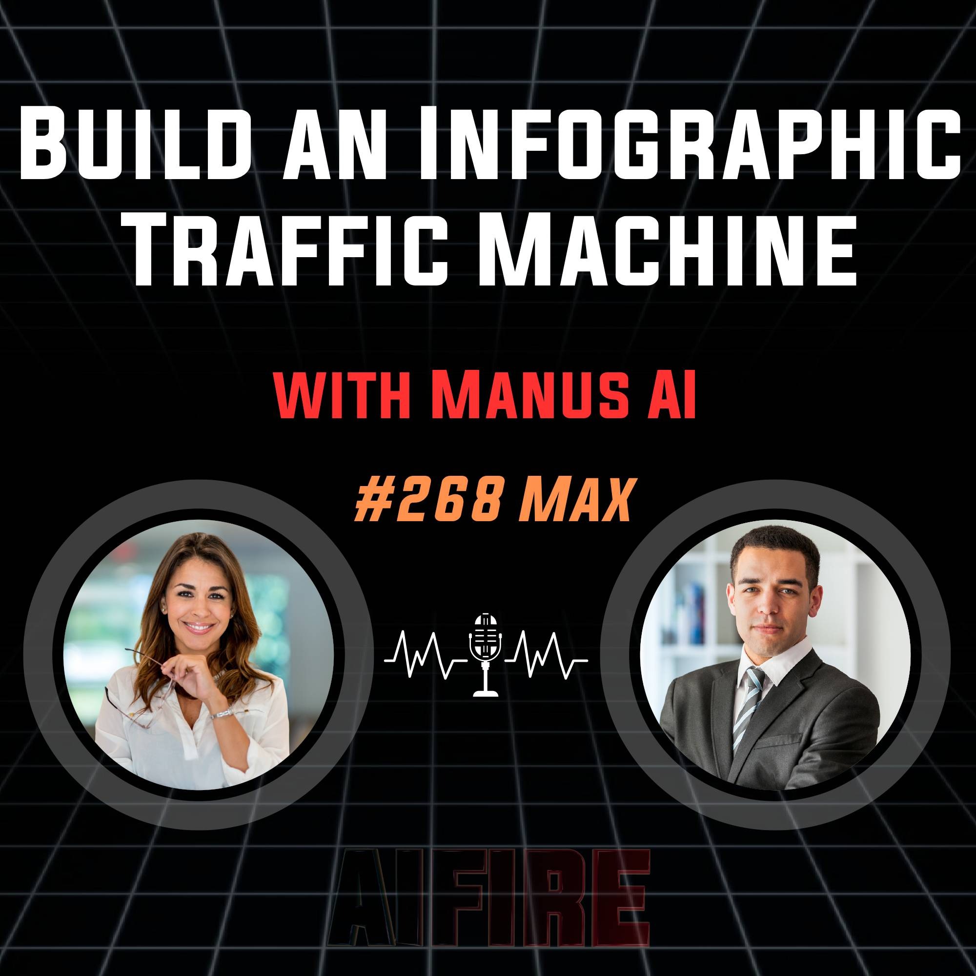 #268 Max: How to Build an Infographic Traffic Machine with Manus AI #268 Max: How to Build an Infographic Traffic Machine with Manus AI