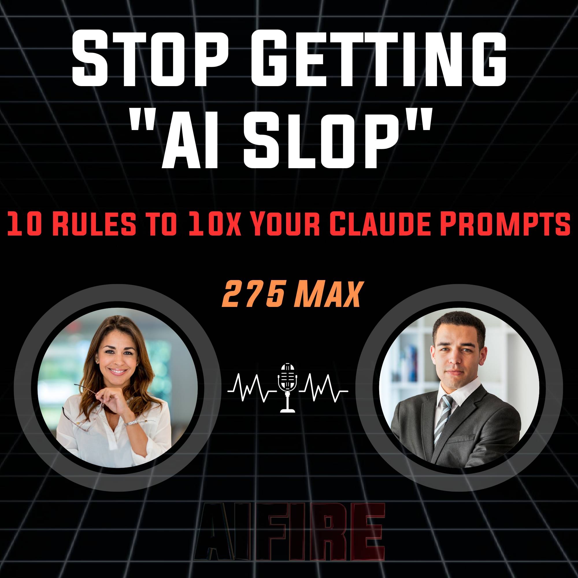#275 Max: Stop Getting "AI Slop" – 10 Rules to 10x Your Claude Prompts