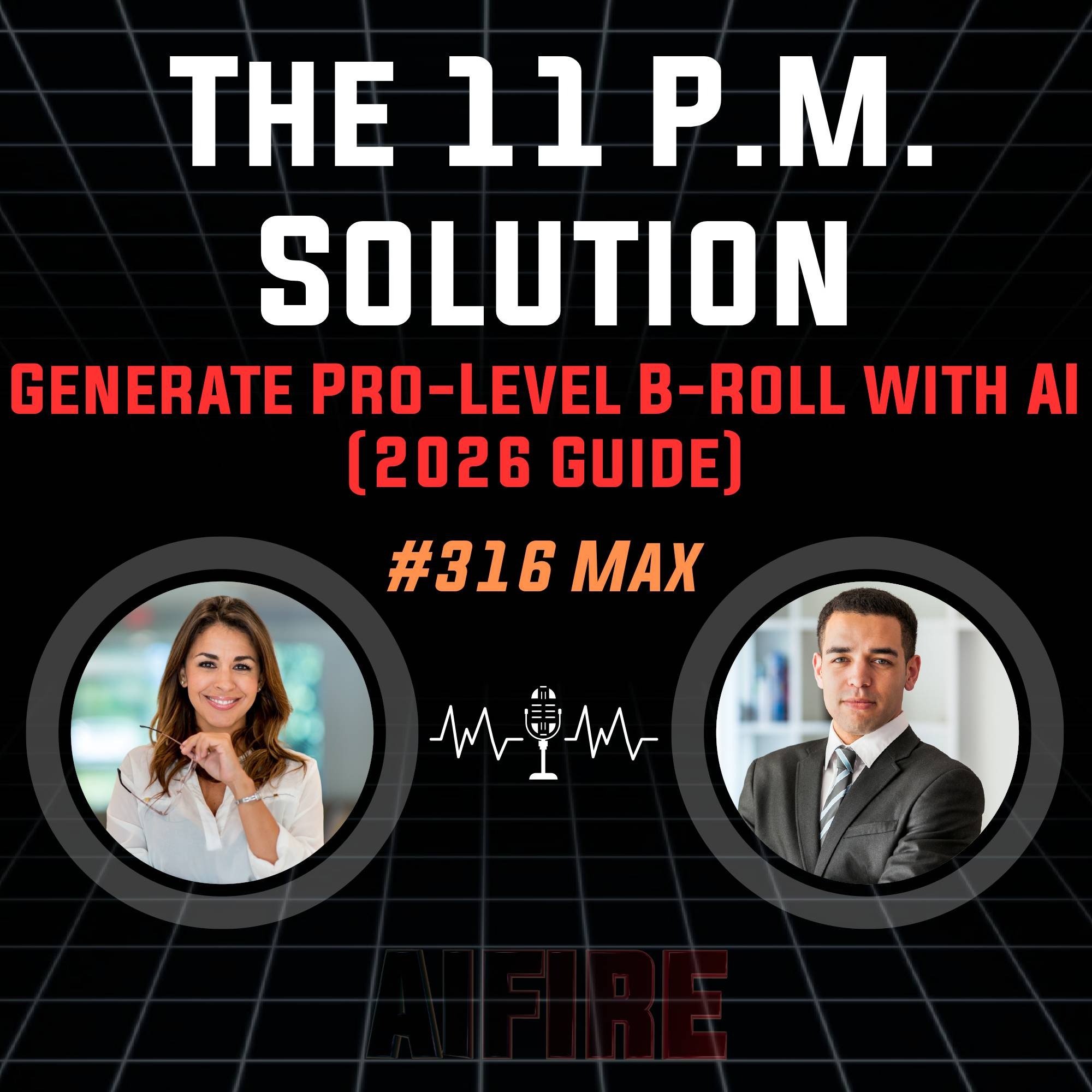 #316 Max: The 11 P.M. Solution – Generate Pro-Level B-Roll with AI (2026 Guide)