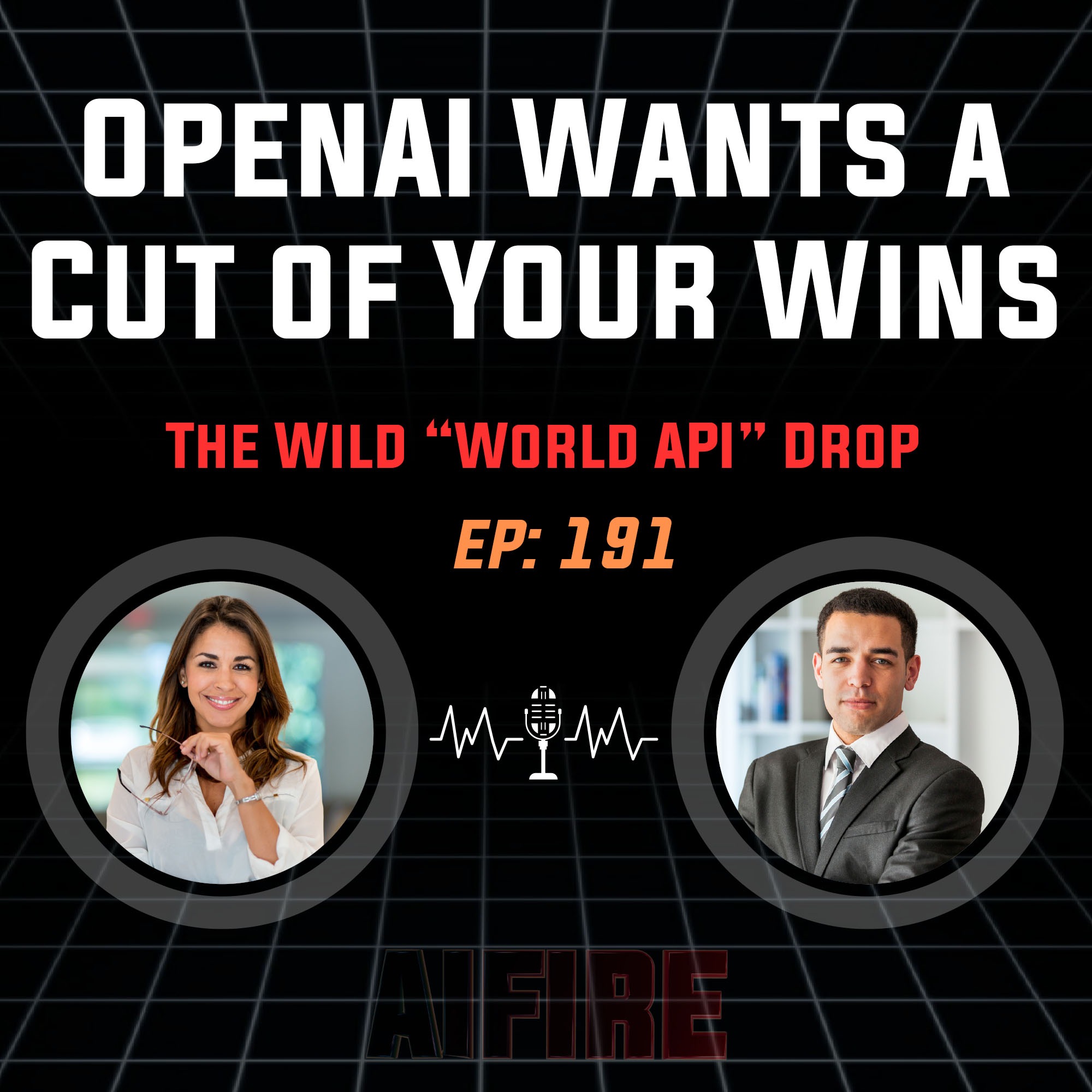 🎙️ EP 191: OpenAI Wants a Cut of Your Wins + The Wild “World API” Drop