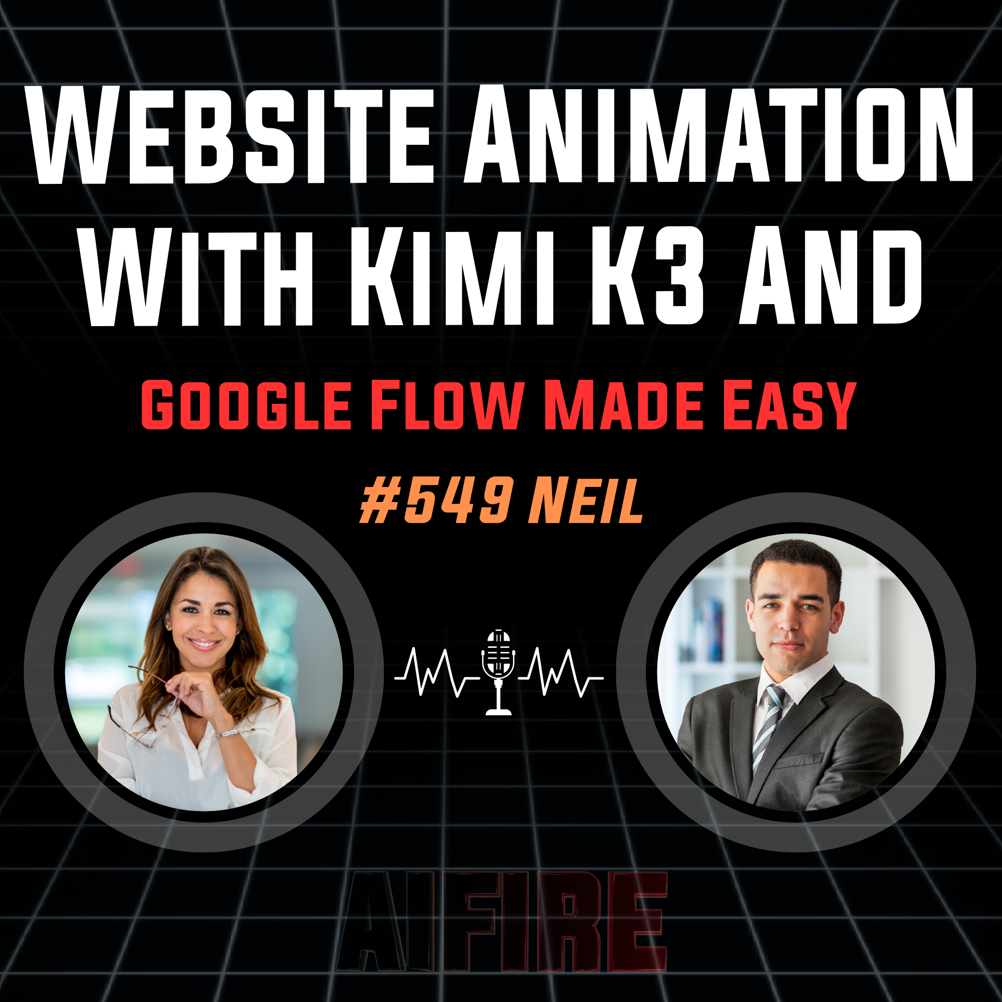 #549 Neil: Website Animation With Kimi K3 And Google Flow Made Easy