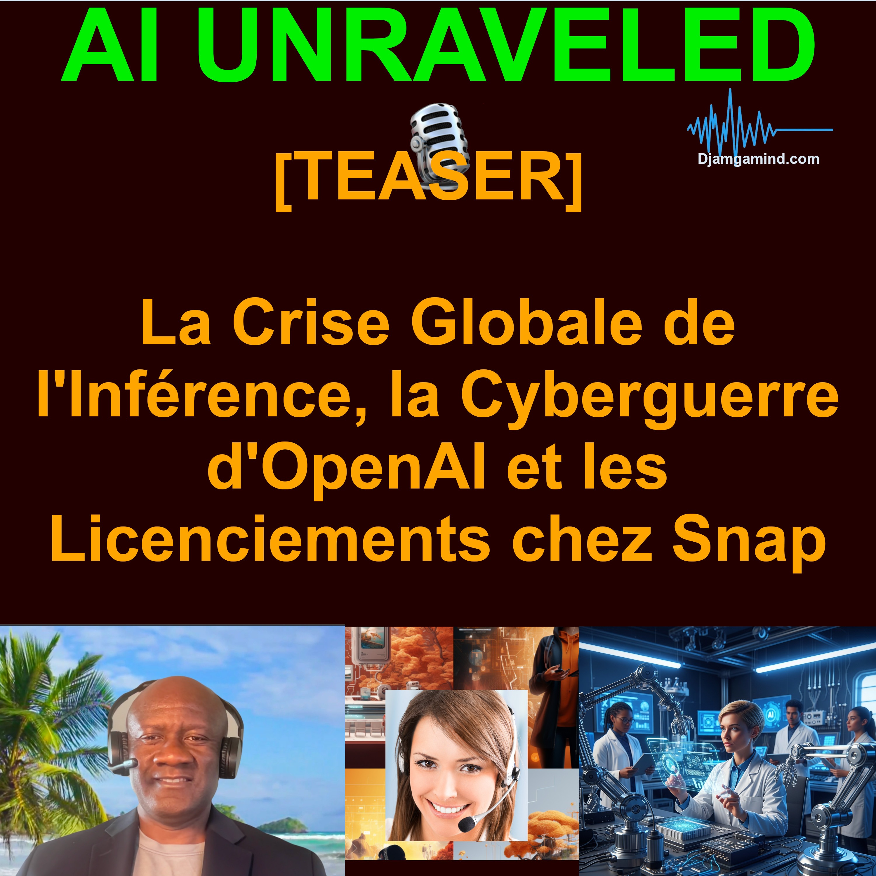 [RÉSUMÉ QUOTIDIEN DE L’ACTUALITÉ IA - TEASER] La Crise Globale de l'Inférence, la Cyberguerre d'OpenAI et les Licenciements chez Snap (15 Avril 2026) episode artwork