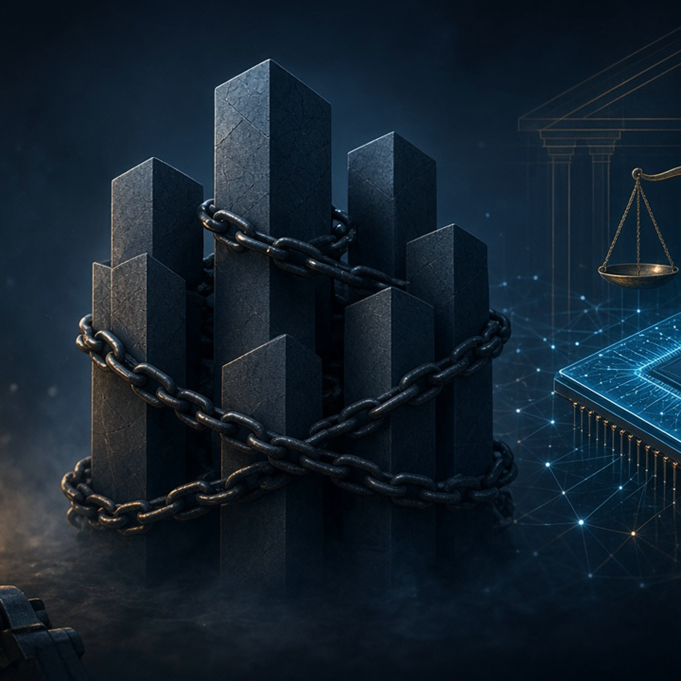Lawsuit claims AI labs illegally agreed to slow development episode artwork