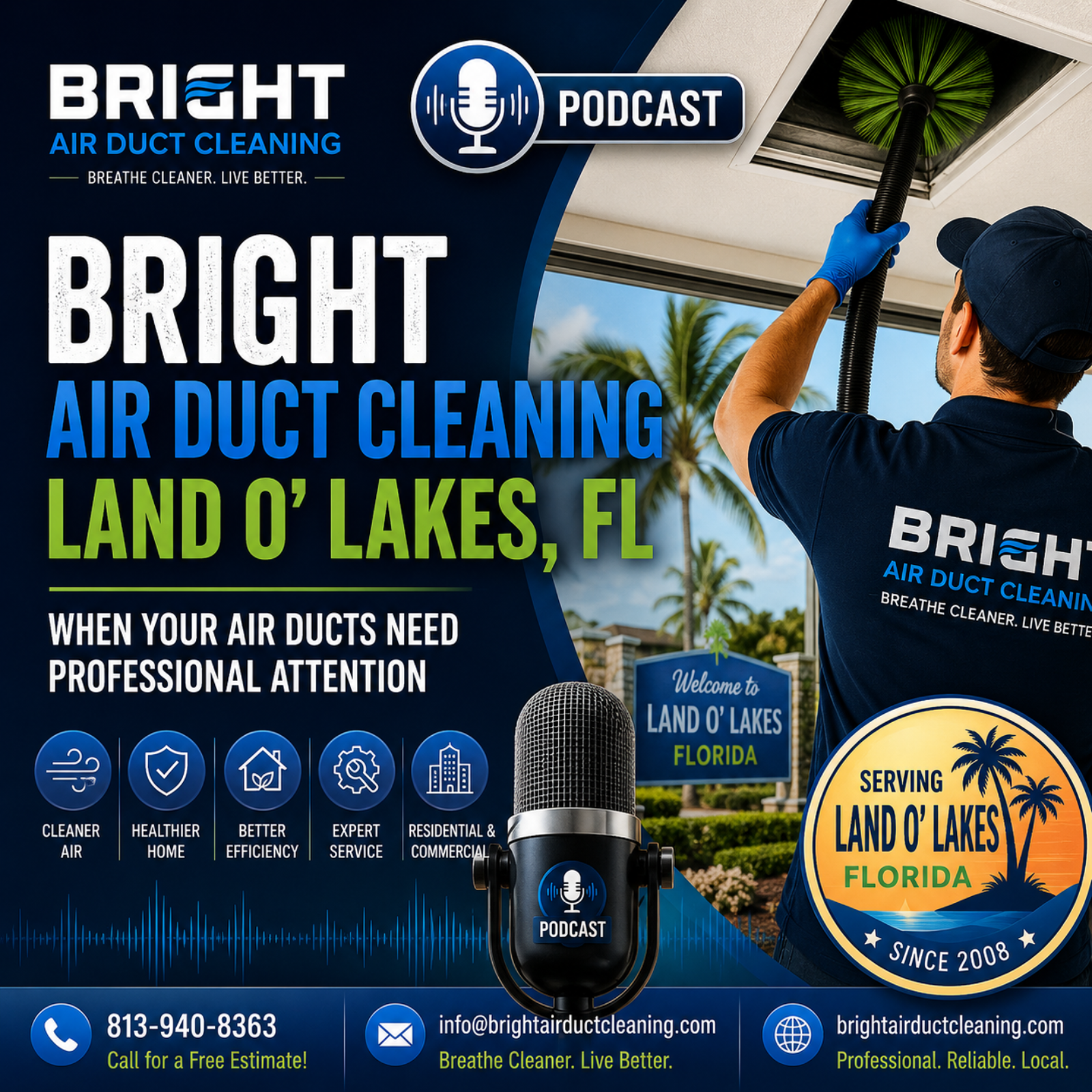 Air Duct Cleaning in Land O' Lakes: When Your Air Ducts Need Professional Attention podcast artwork