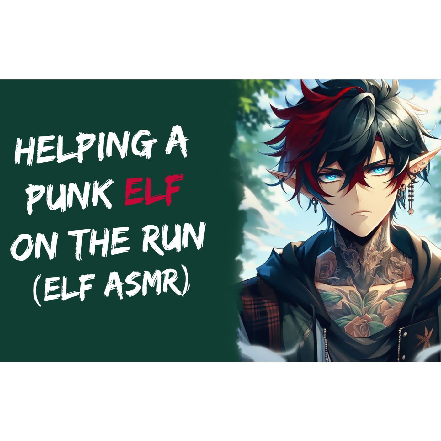 Helping A Punk Elf On The Run "Get Lost Human!" (Elf Fantasy ASMR)