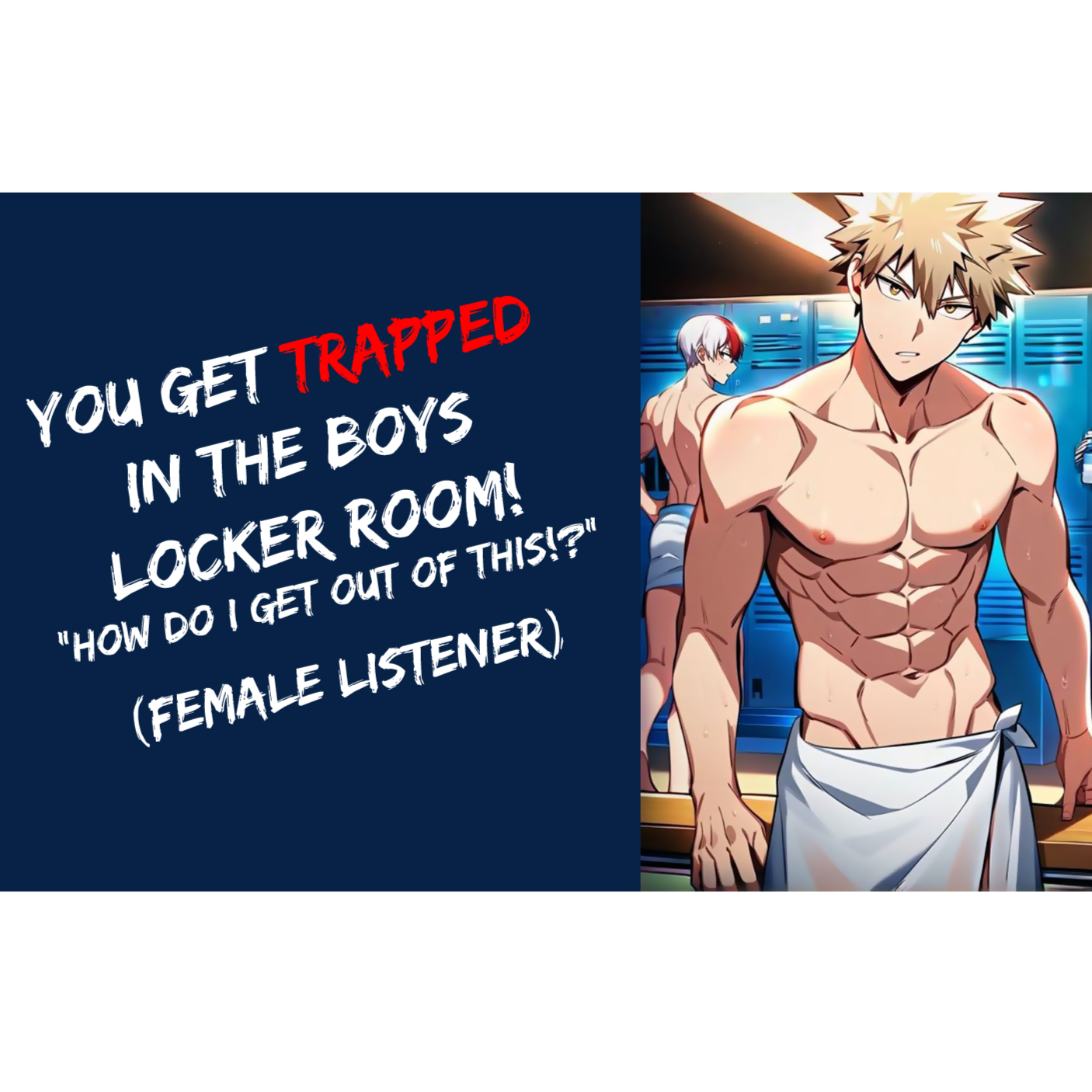 You Get Trapped In The Boys Locker Room! (ASMR, Female Listener) | BNHA