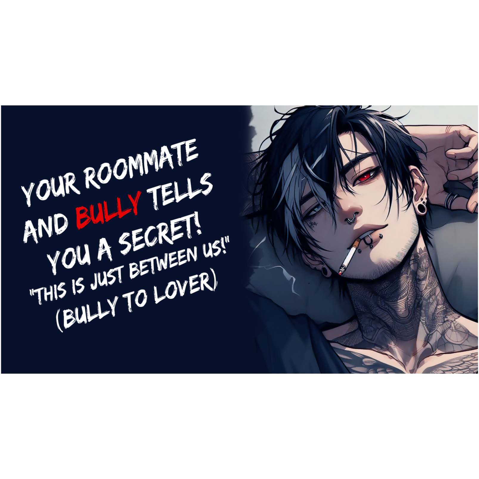 Your Roommate And Bully Tells You A Big Secret! "This Is Just Between Us!" (Bully To Lover)