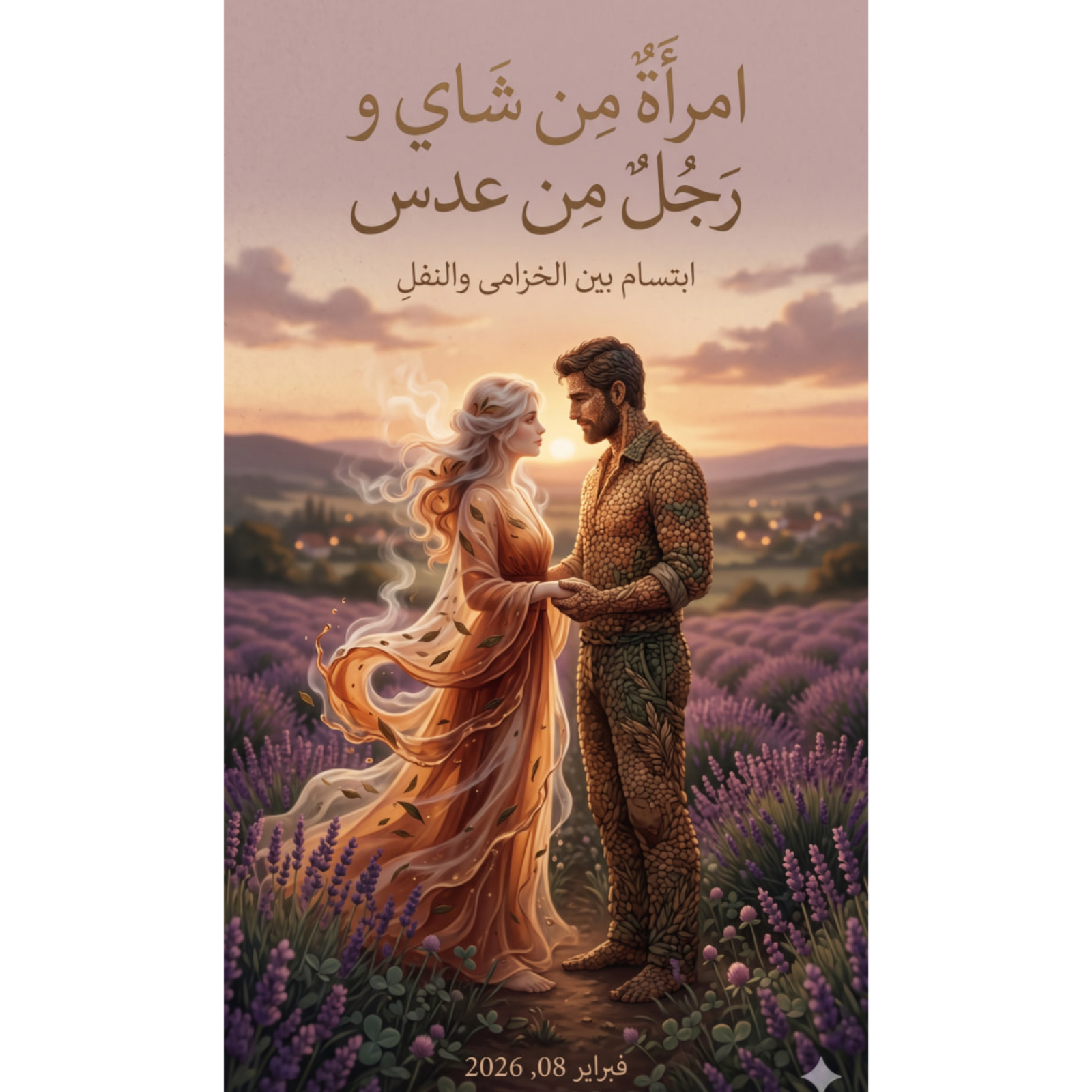 امرأة من شاي ورجل من عدس