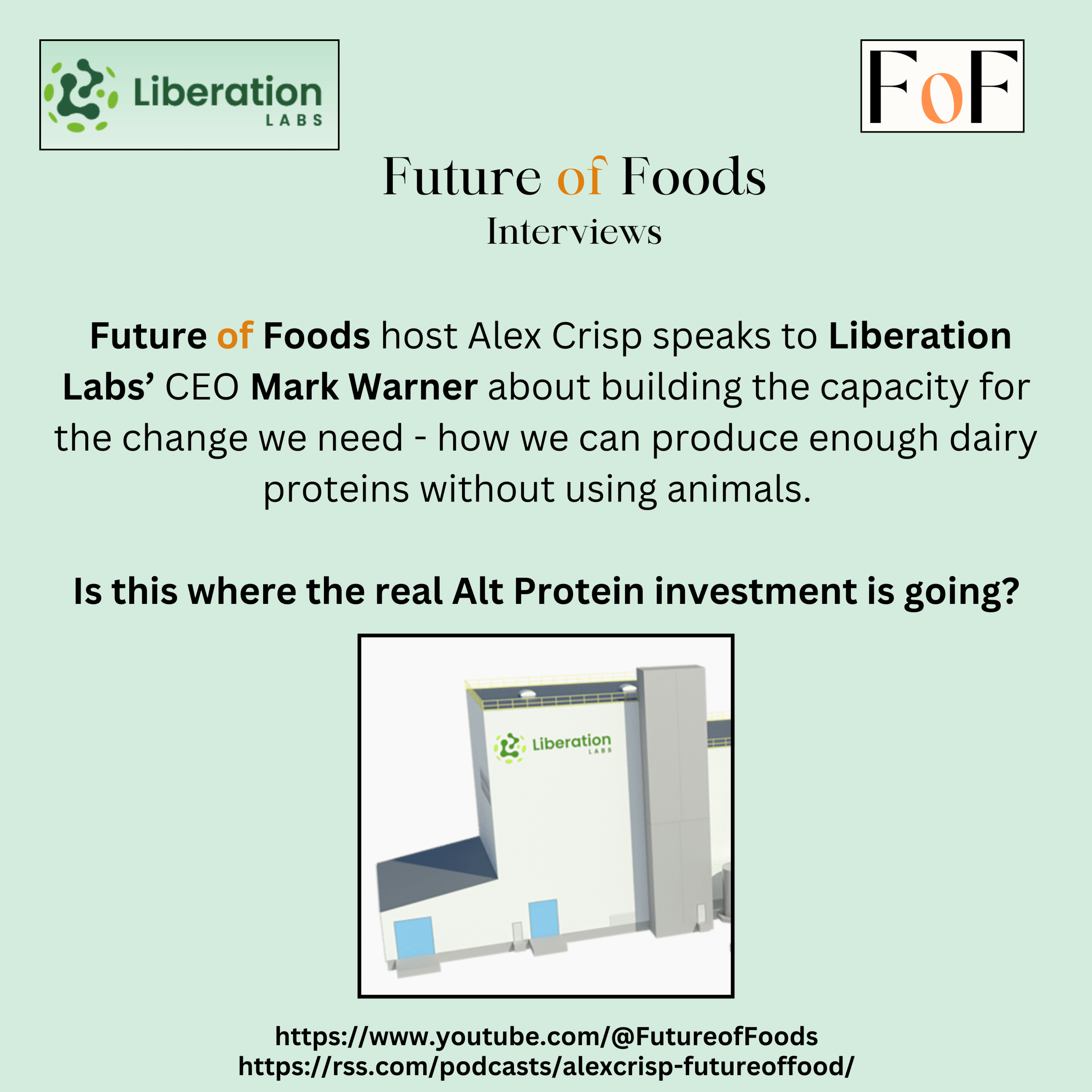 Making protein without animals - Liberation Labs 