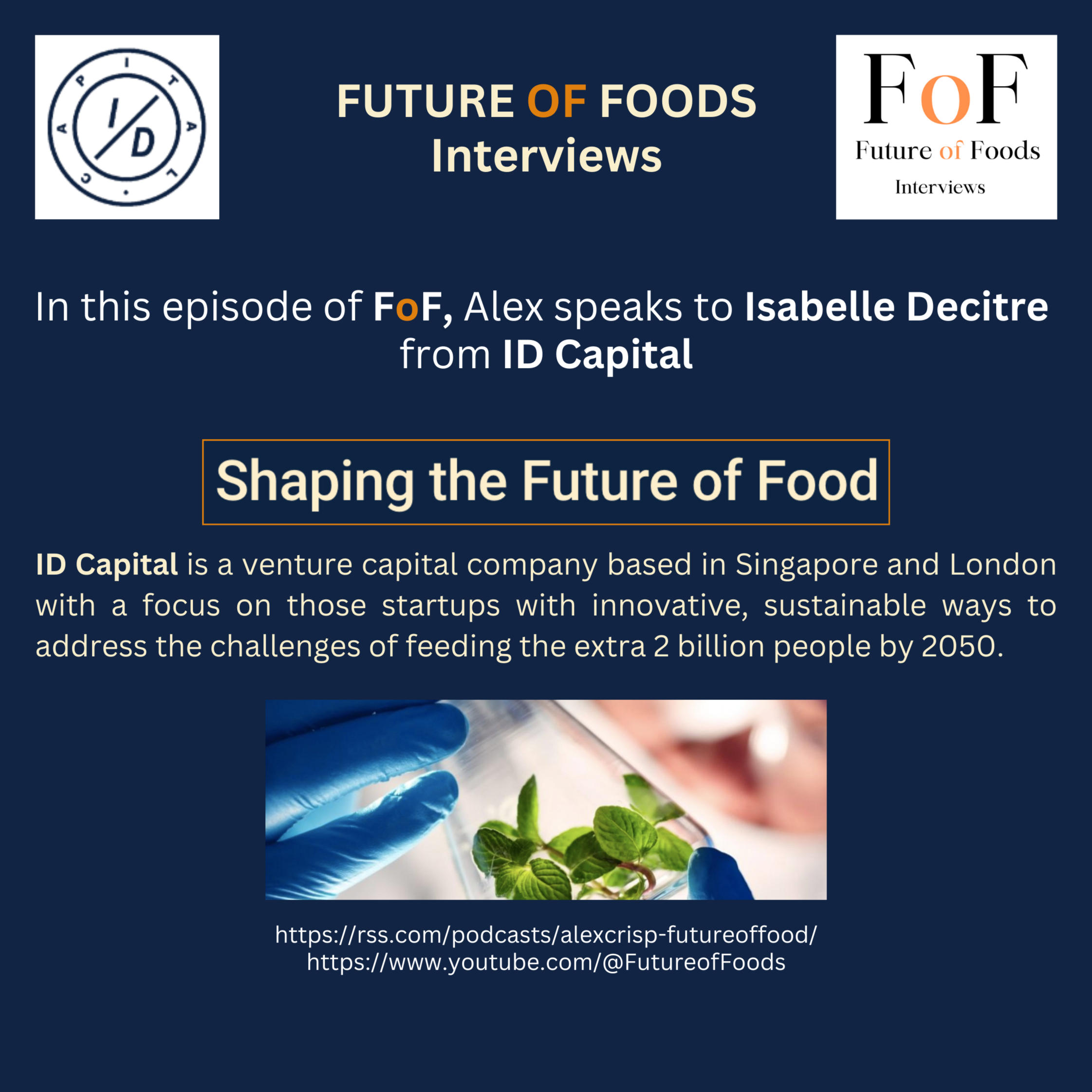 Investing in the future of food - ID Capital