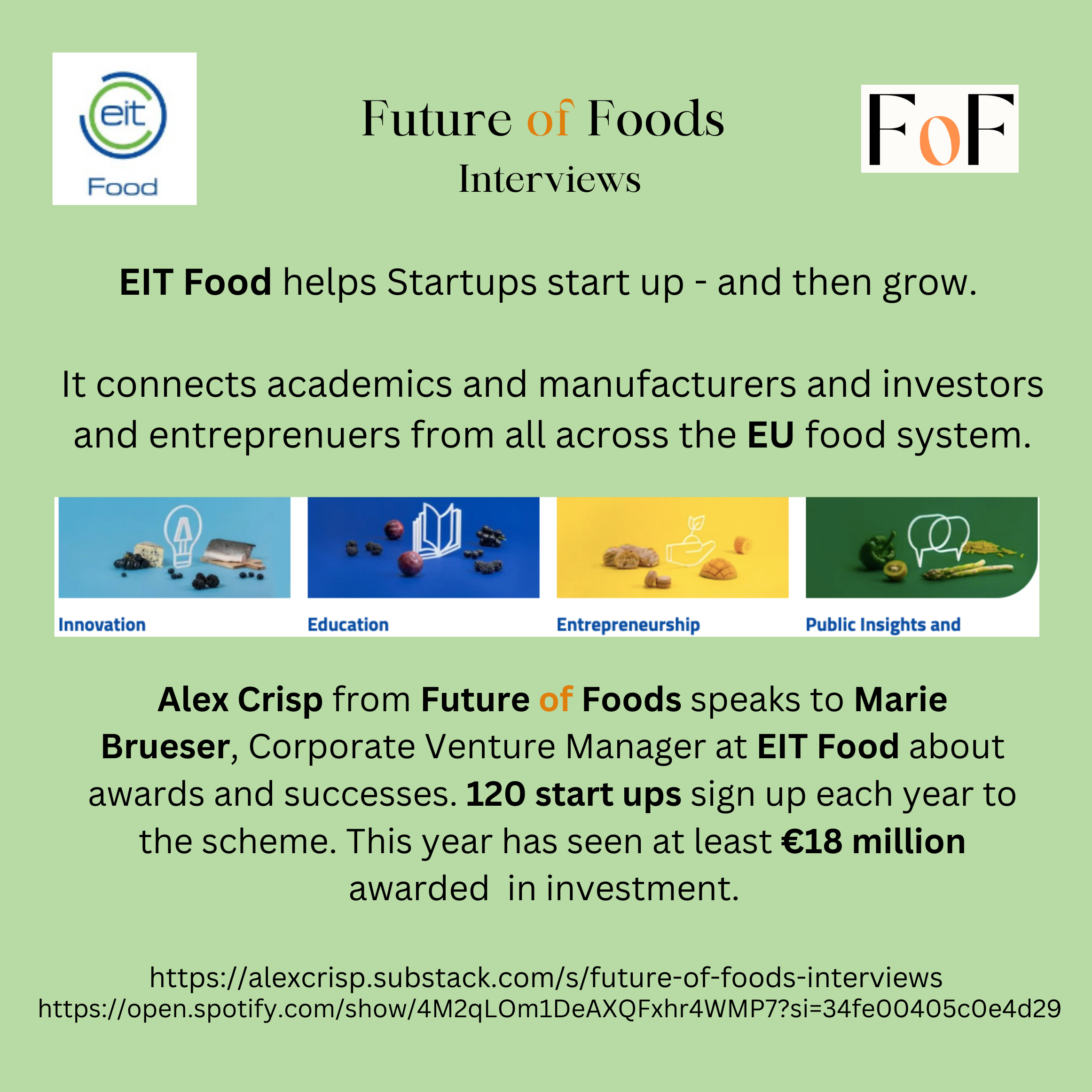 Bringing the elements together for Future Food Startups - EIT Food