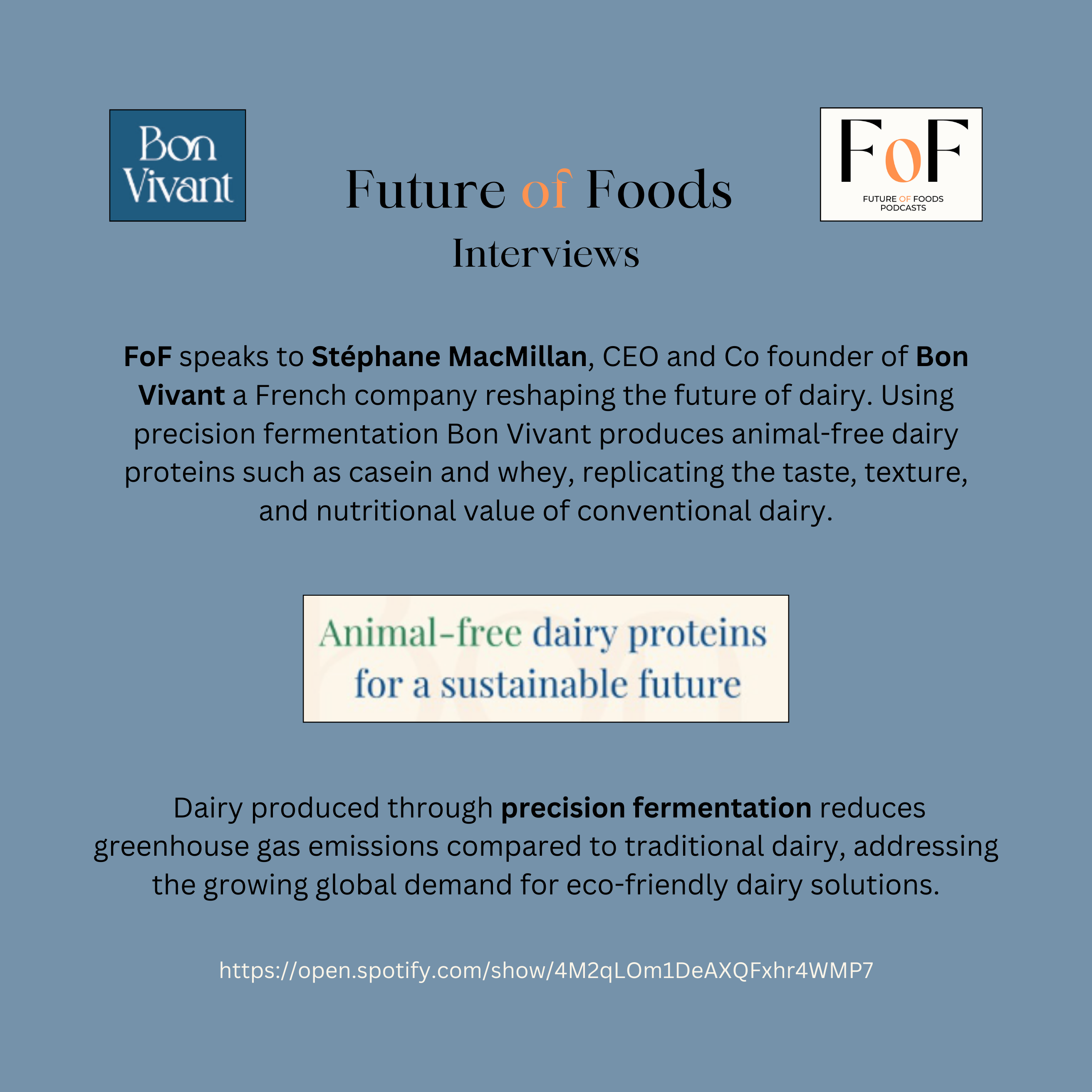 Creating dairy proteins through precision fermentation - Bon Vivant