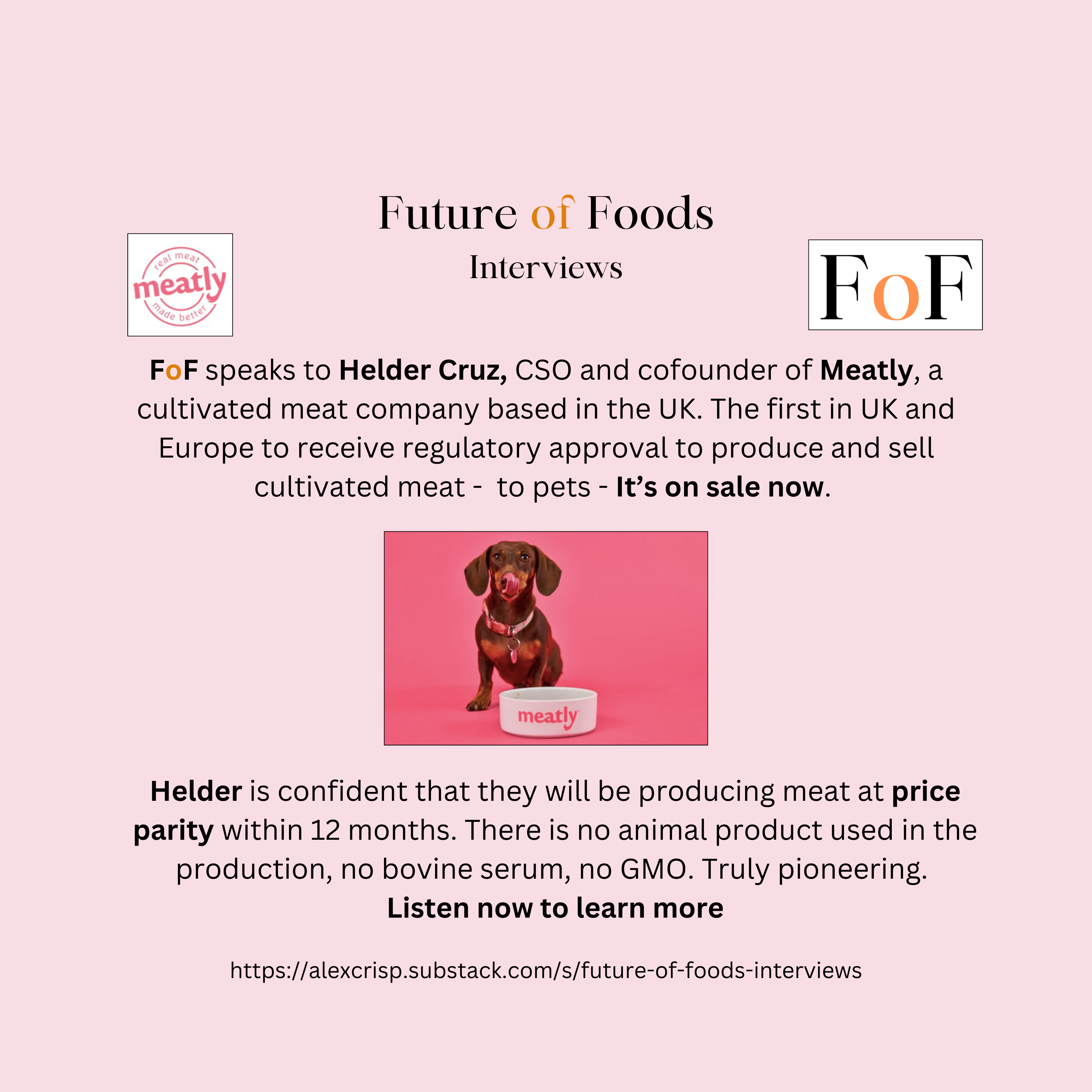 Cultivated Meat Comes to the UK - Pets First - Meatly