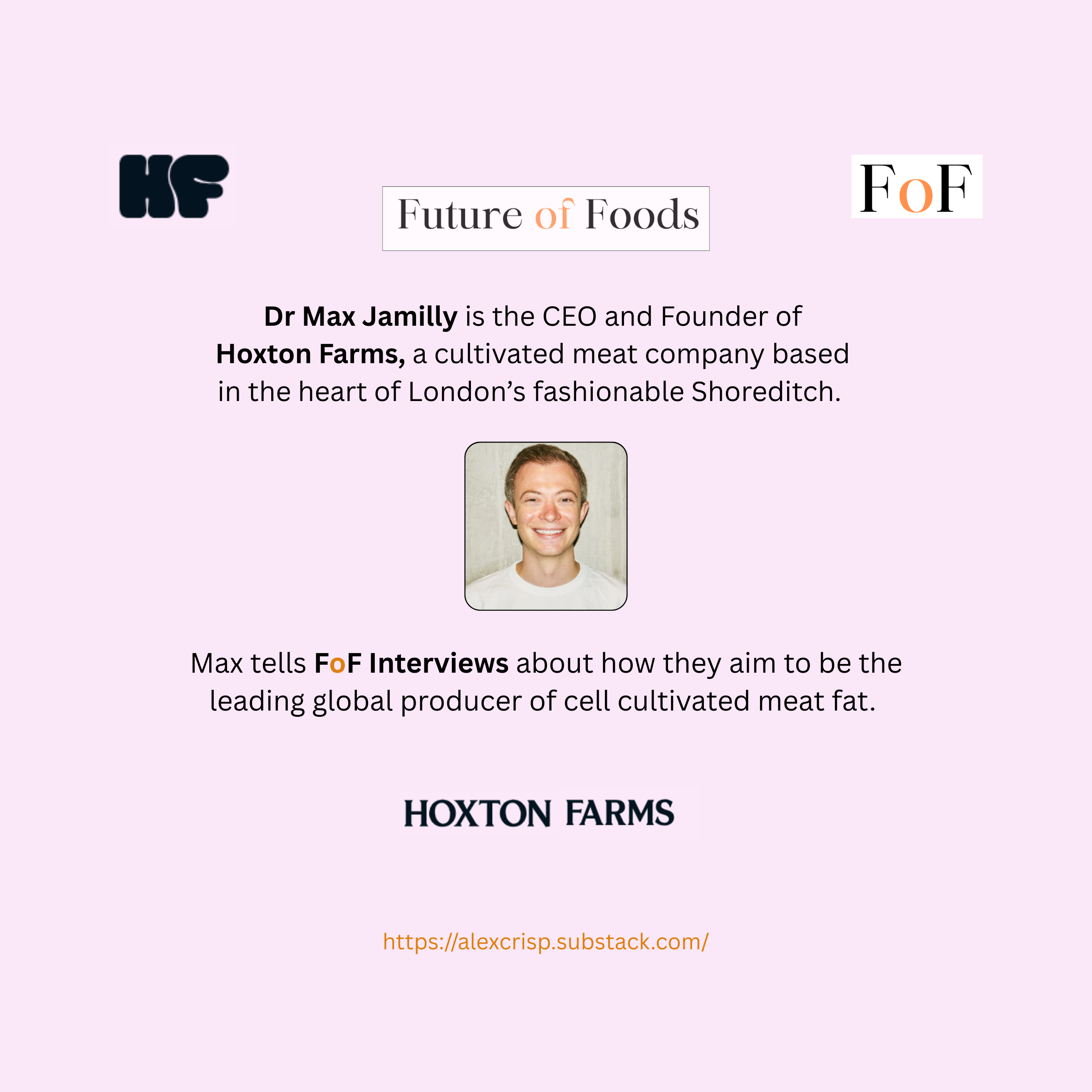 Becoming the leader in cultivated meat fat - Hoxton Farms