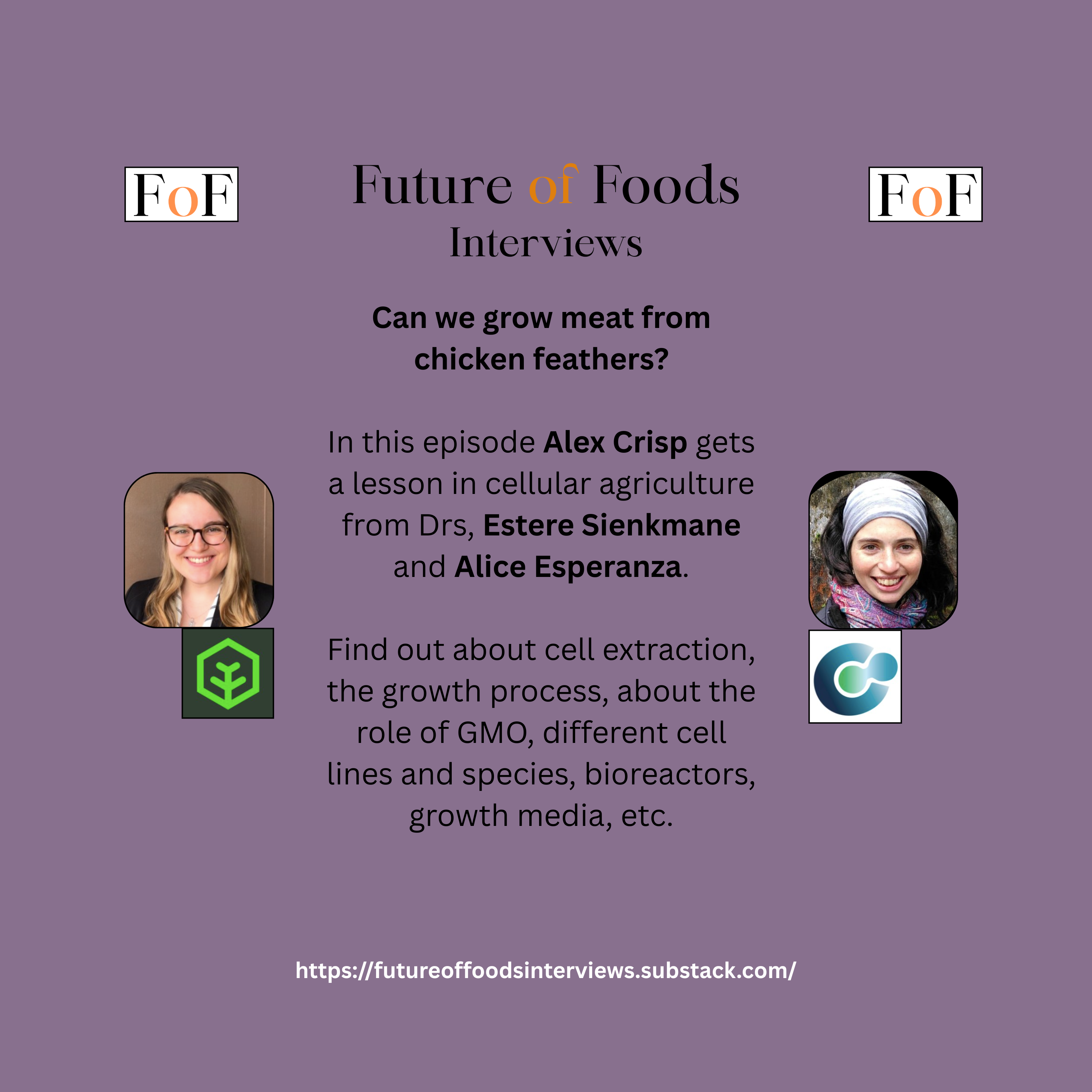 How does your meat grow? Cell Agriculture by Dr Estere Sienkmane and Dr Alice Esperanza