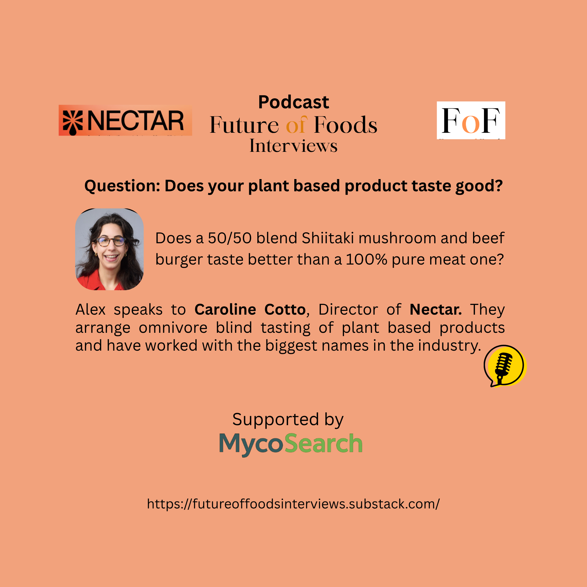 Future of Foods Interviews - Alt Proteins, Cell Agriculture, an End to Factory Farming.