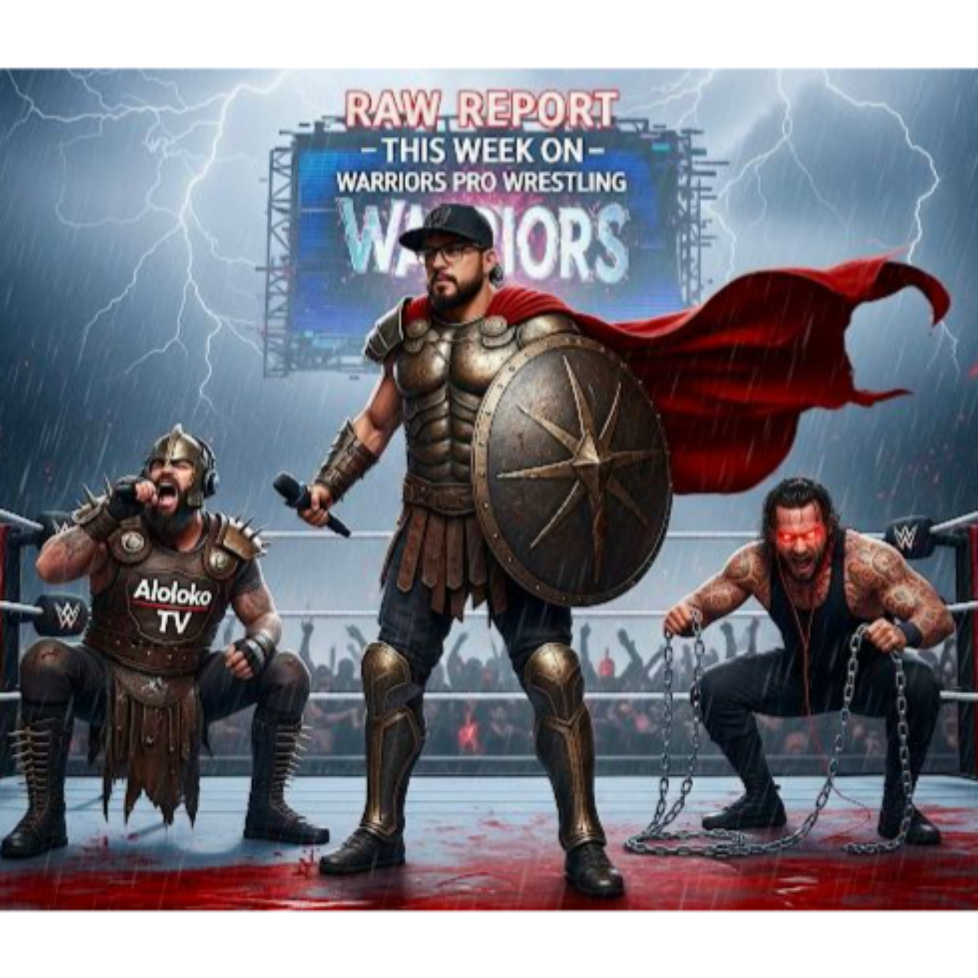 Warriors Pro Wrestling RAW Report 7-15-25 episode artwork