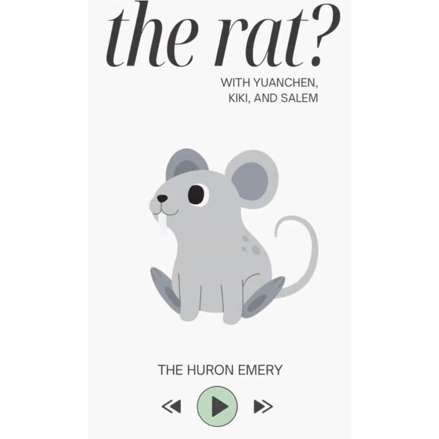 Am I The Rat?