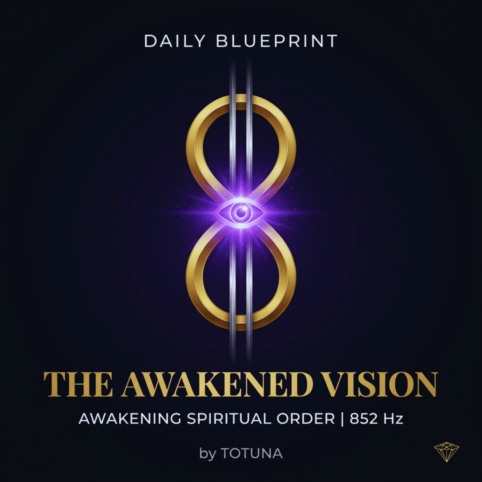 The Awakened Vision | 852 Hz: Third Eye Activation & Sovereign Manifestation episode artwork