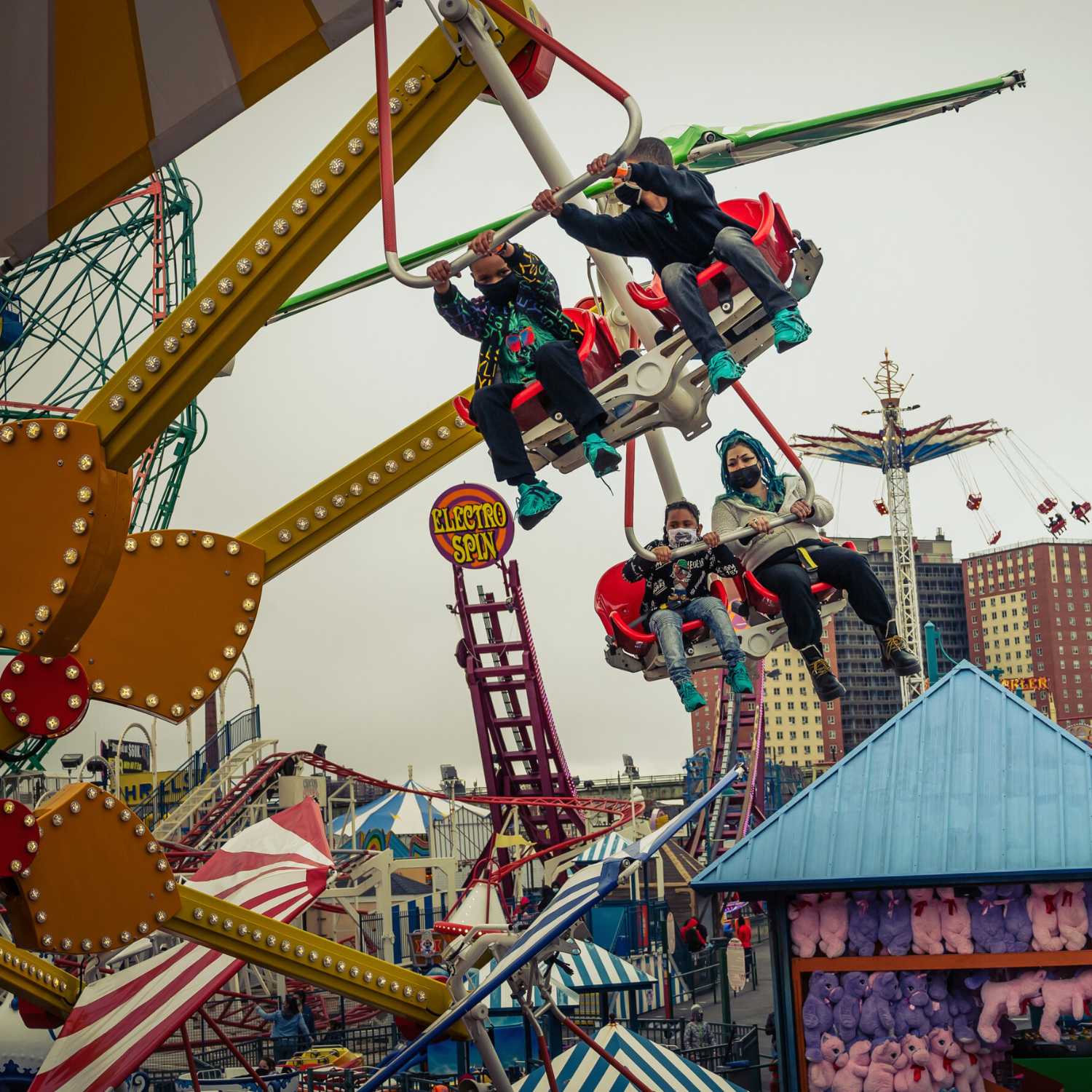 amusement park noises/ambiance cover art