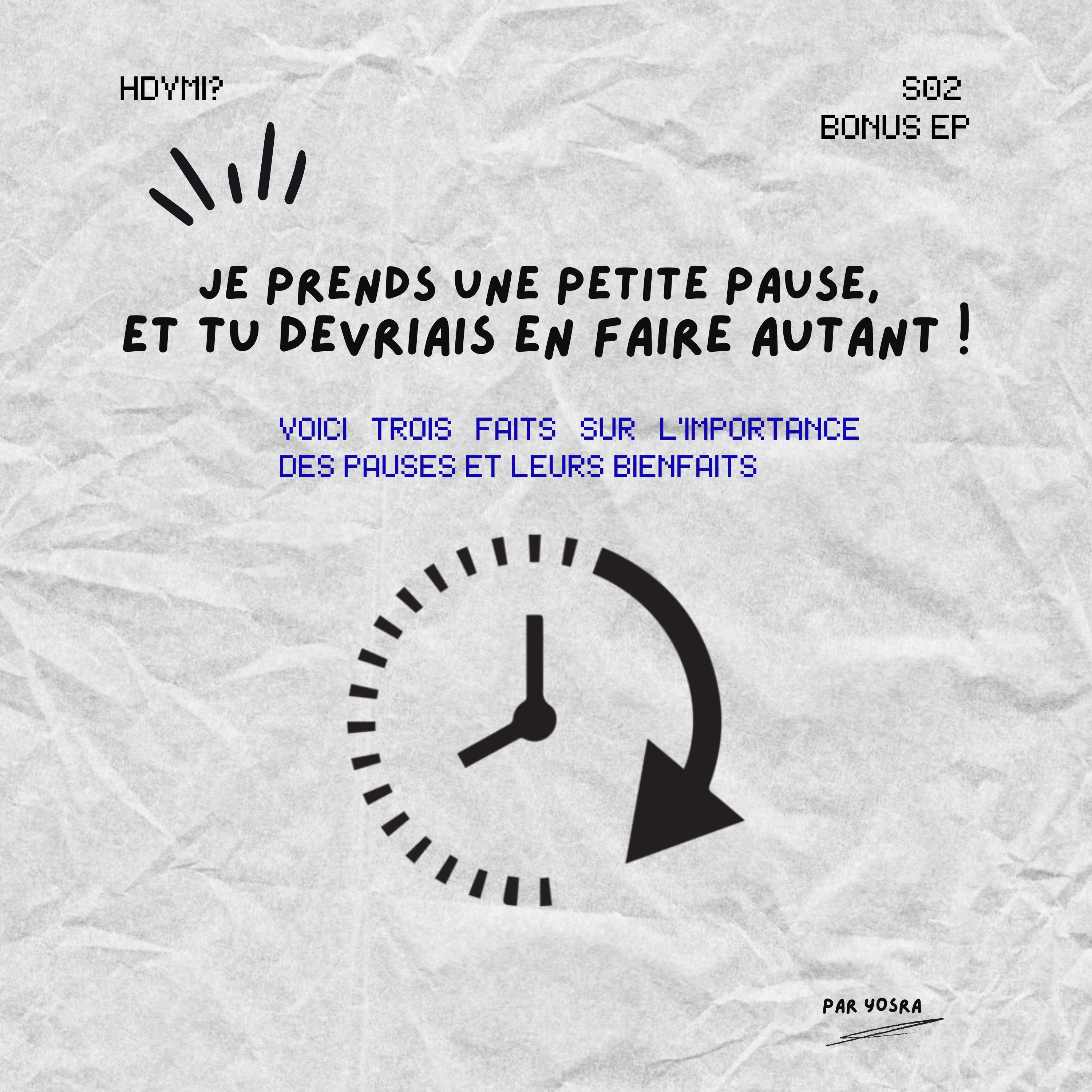 Identifier le type de pause qu'il te faut episode artwork