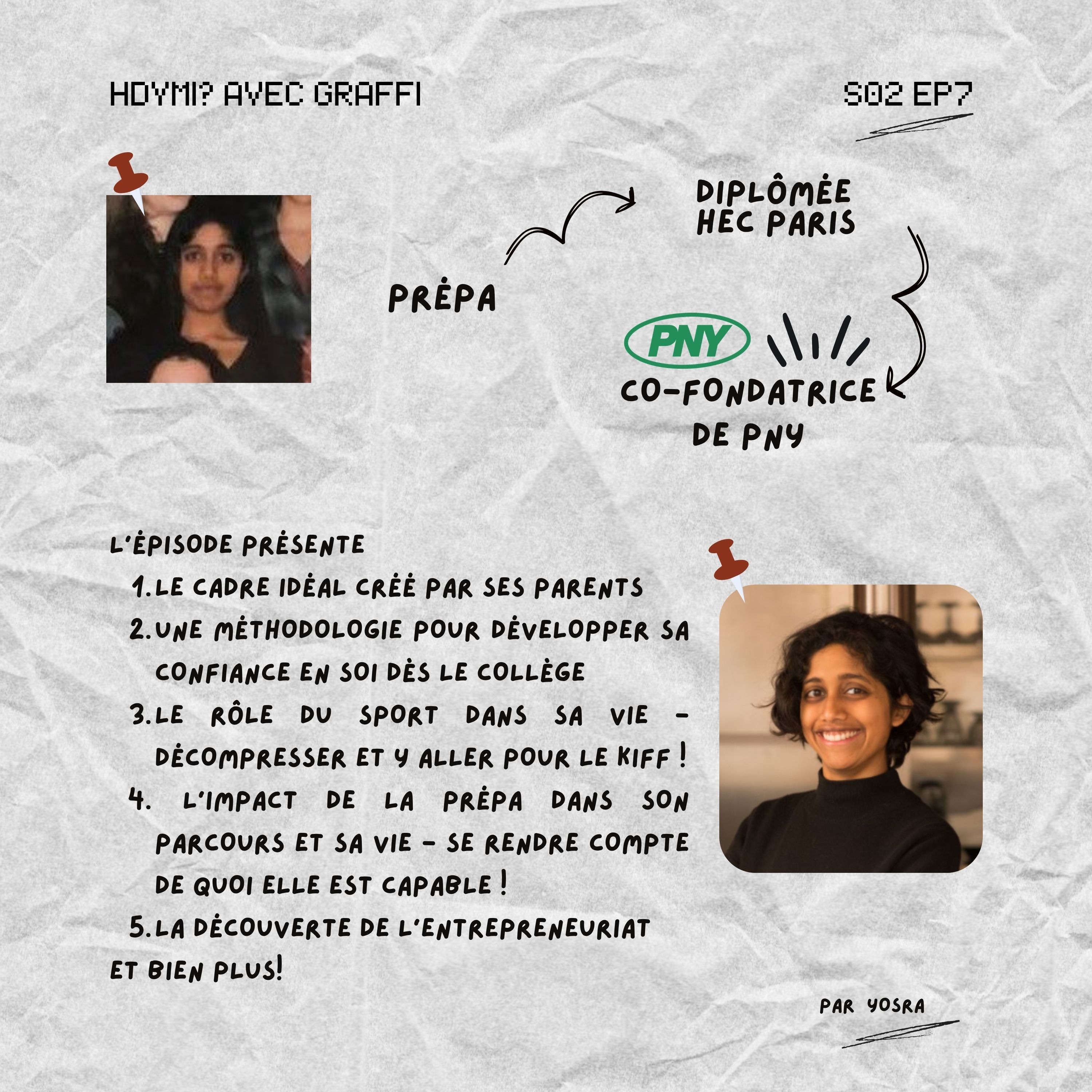 Des parents engagés, de la rigueur académique, du sport et un objectif entrepreneurial avec Graffi Rathamohan, co-fondatrice de PNY Burger, diplômée HEC Paris  episode artwork